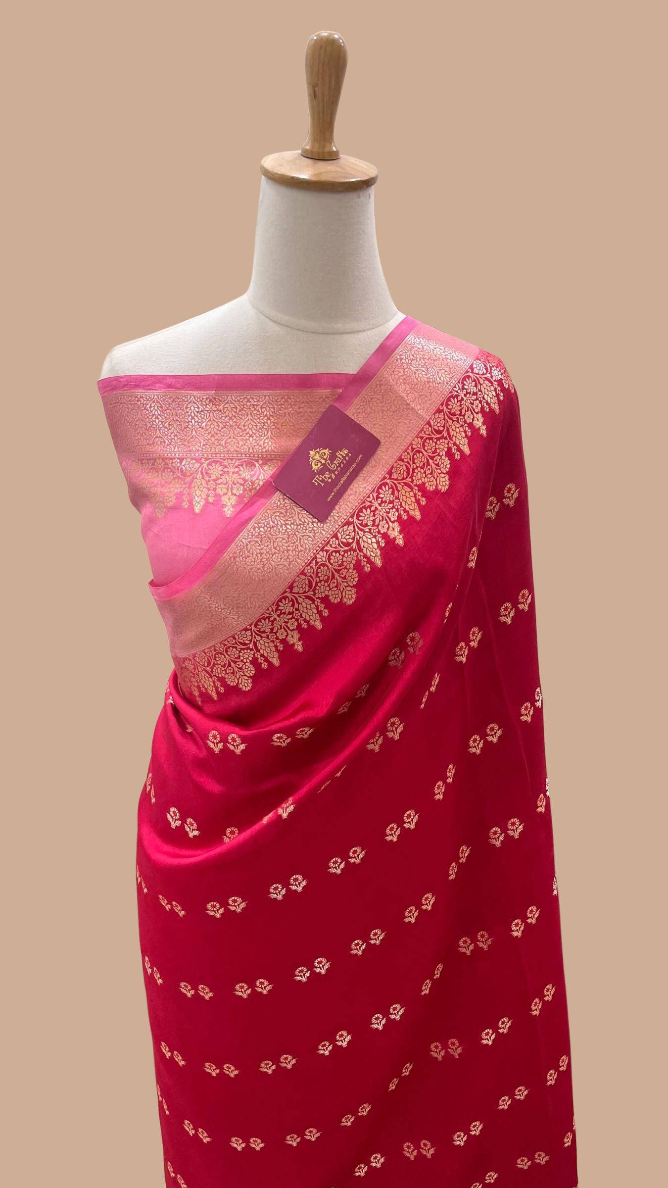 Pure Mango Silk Banarasi Saree