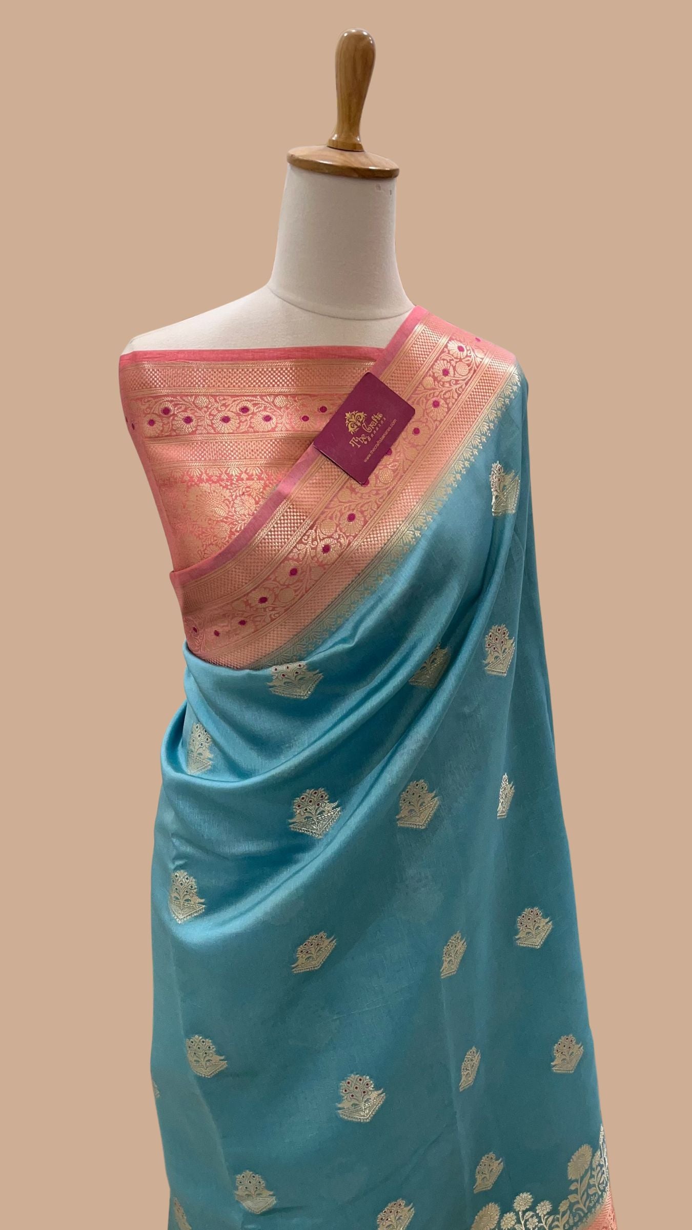 Pure Dupion Silk Banarasi Saree
