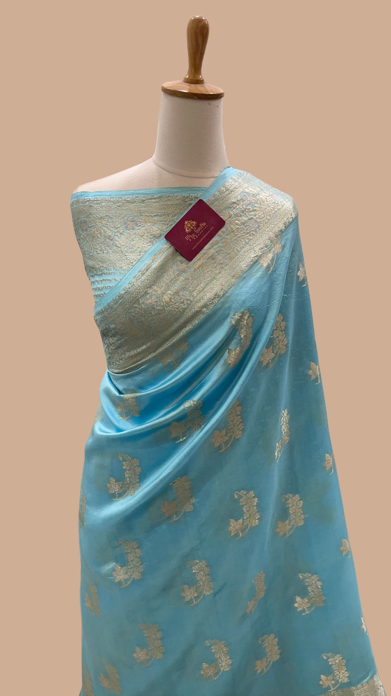 Pure Mango Silk Handloom Banarasi Saree