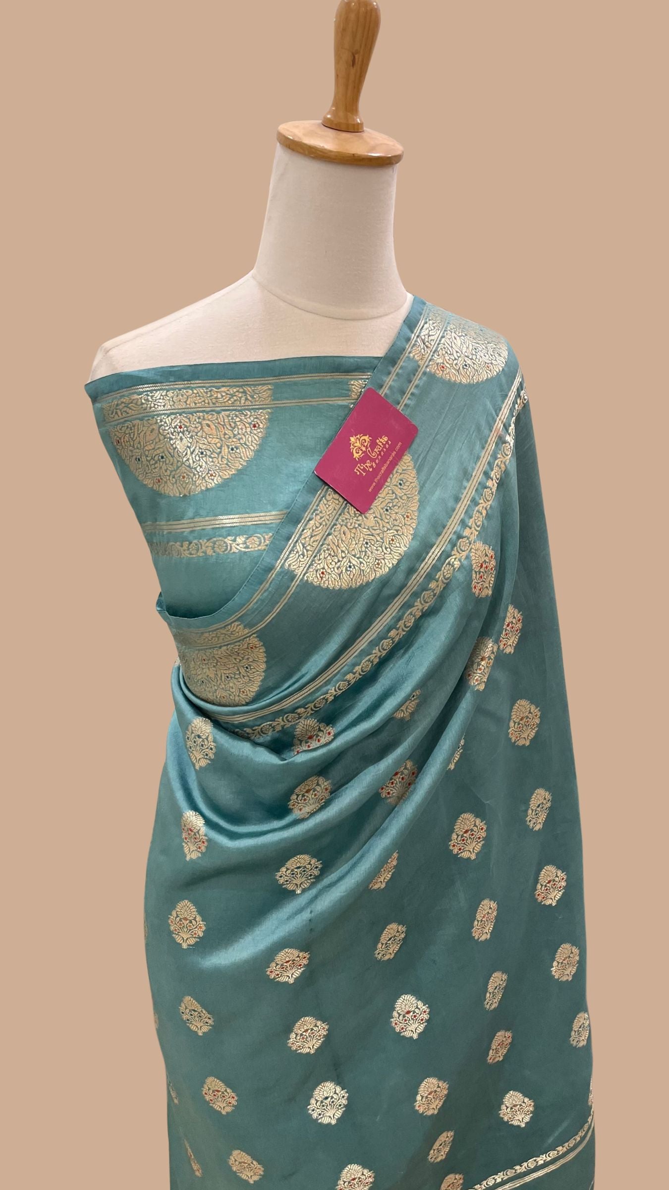Pure Mango Silk Banarasi Saree
