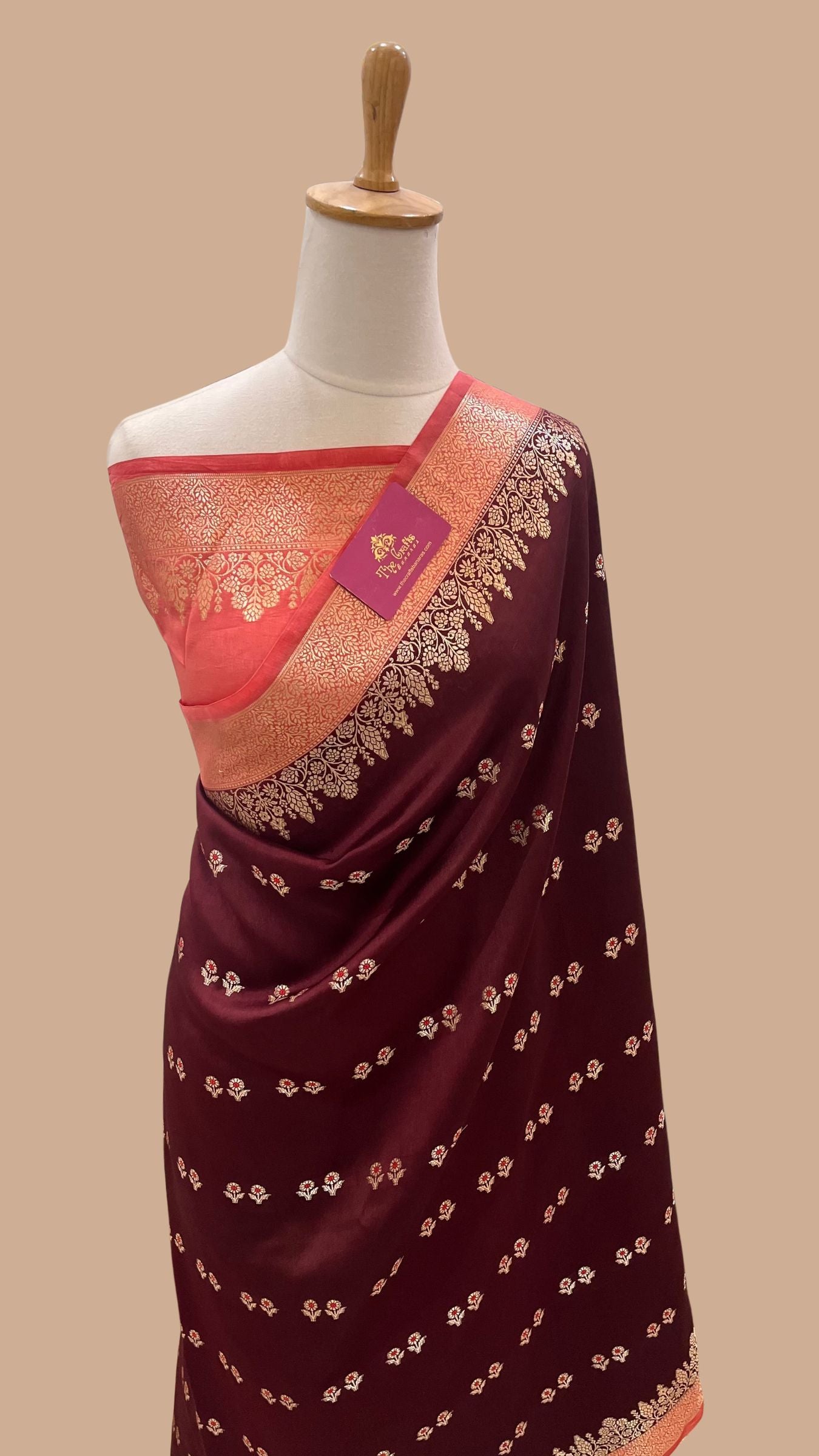 Pure Mango Silk Banarasi Saree