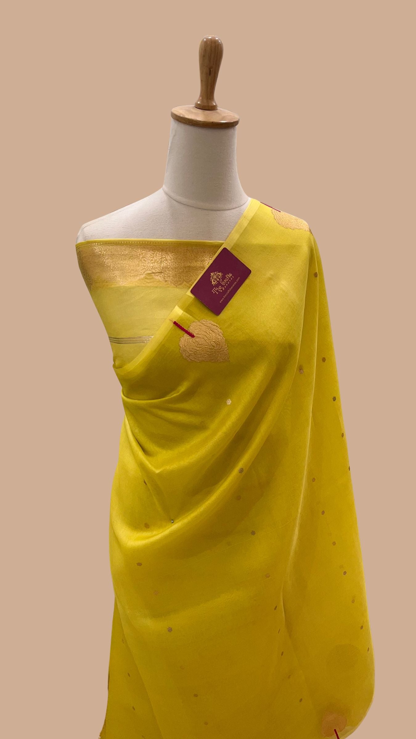 Pure Kora Silk Handloom Banarasi Saree