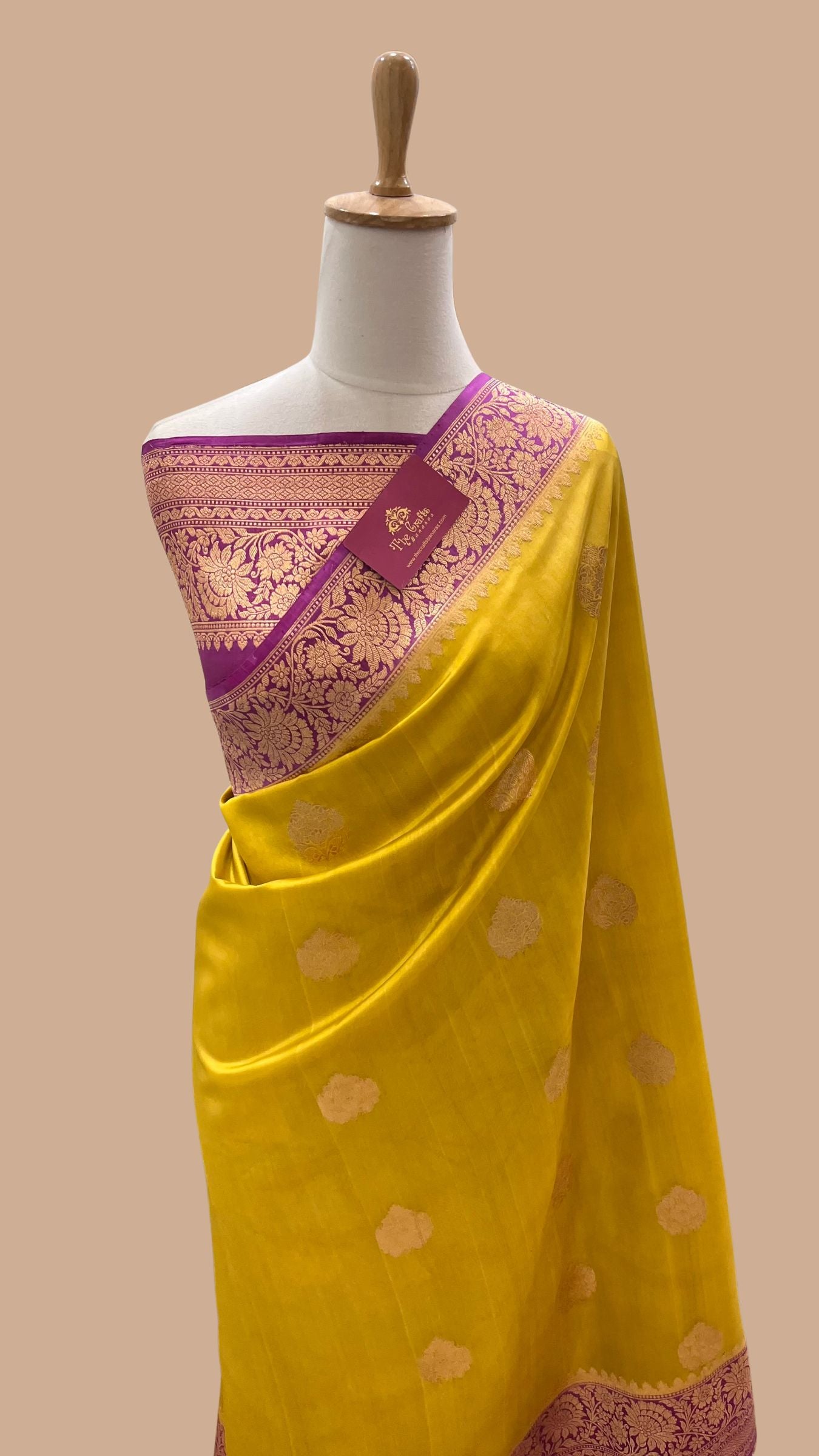 Pure Mango Silk Handloom Banarasi Saree