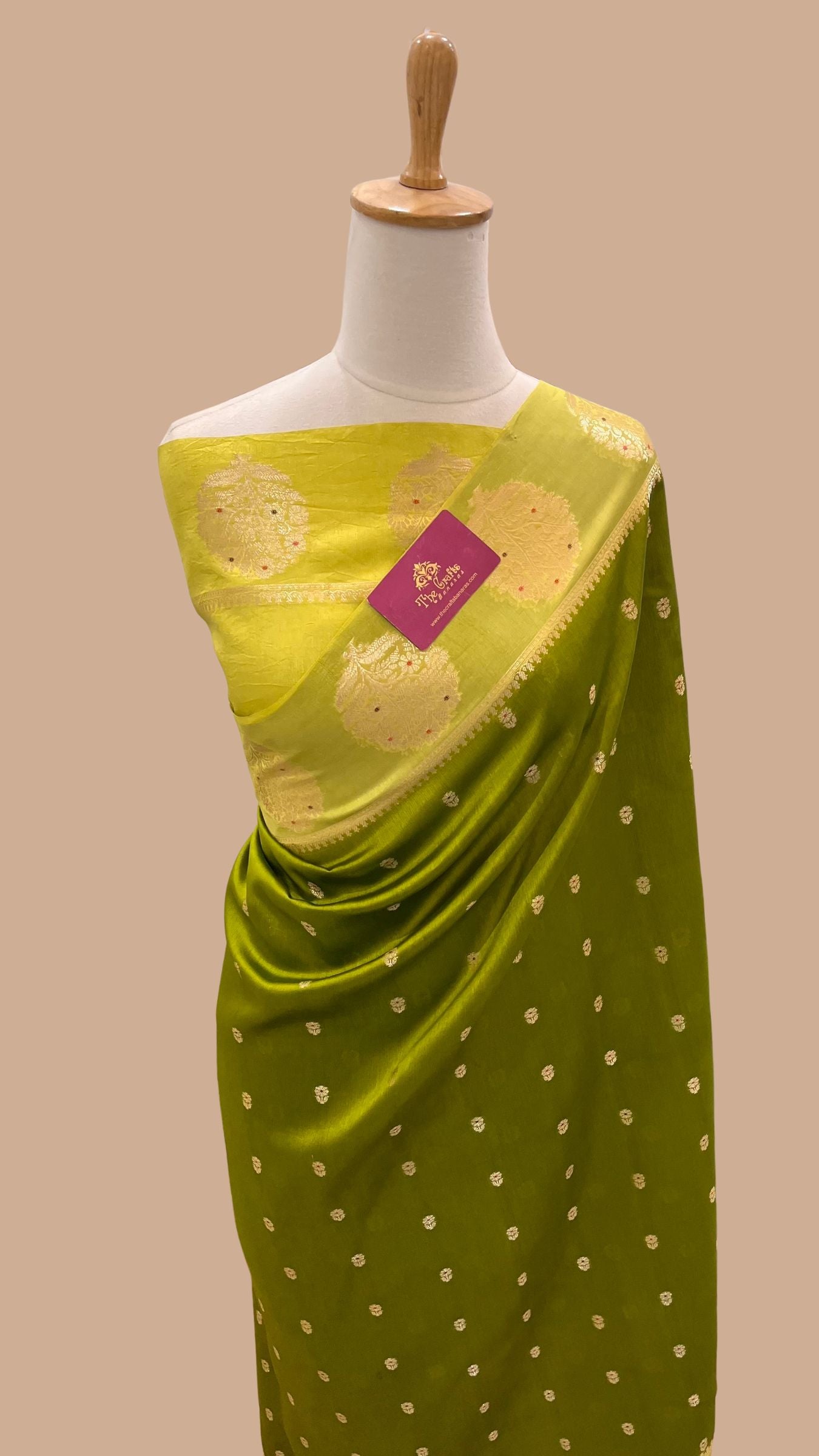 Pure Mango Silk Banarasi Saree