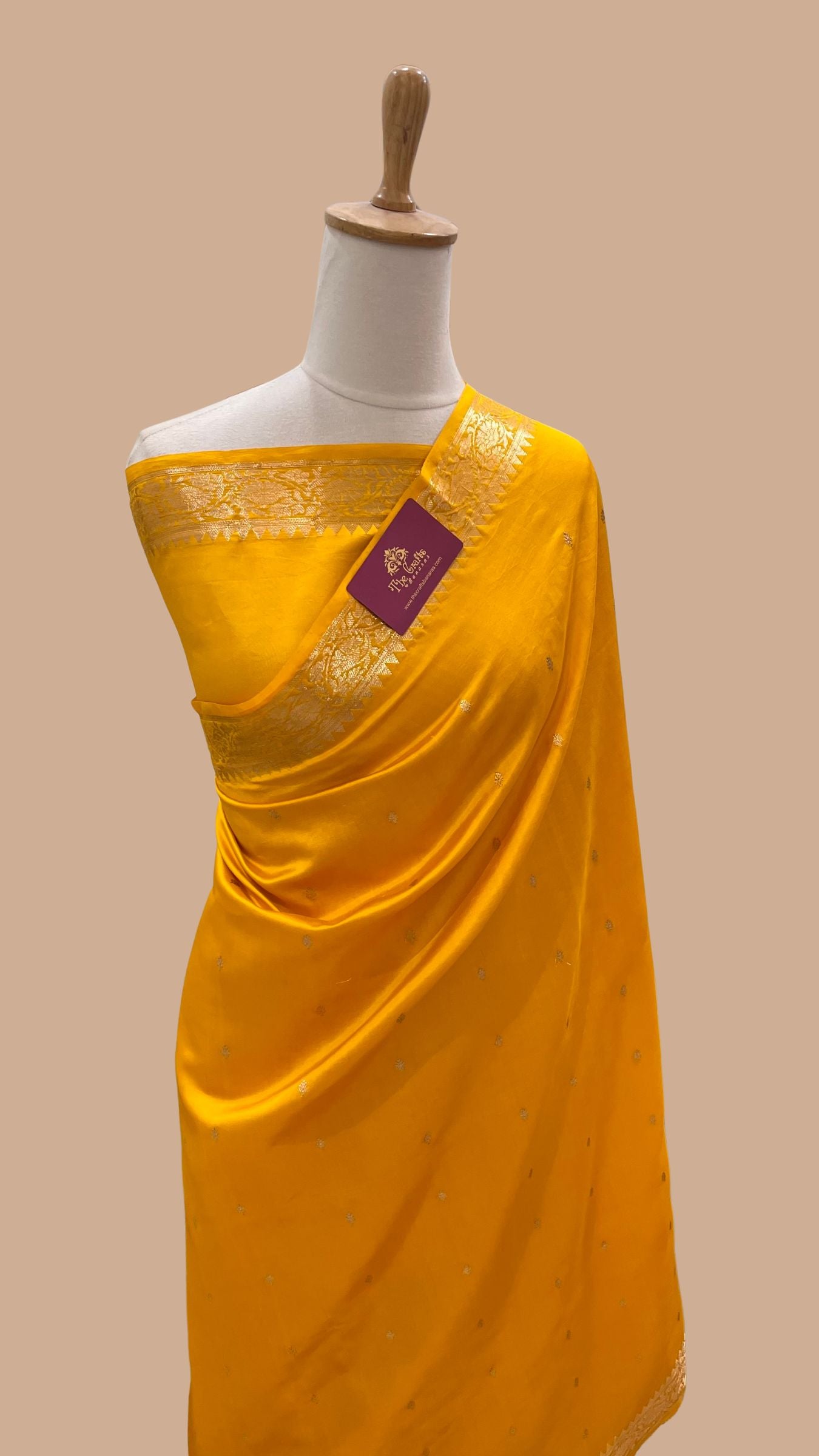 Pure Mango Silk Handloom Banarasi Saree