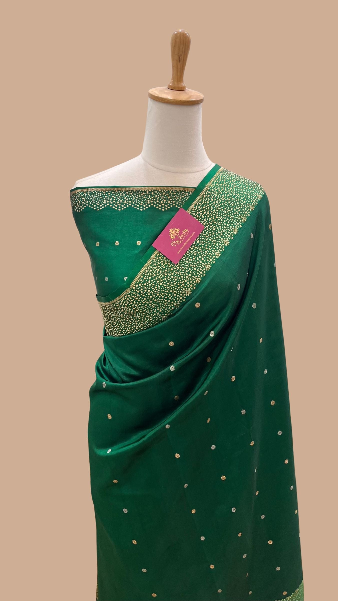 Pure Mango Silk Handloom Banarasi Saree