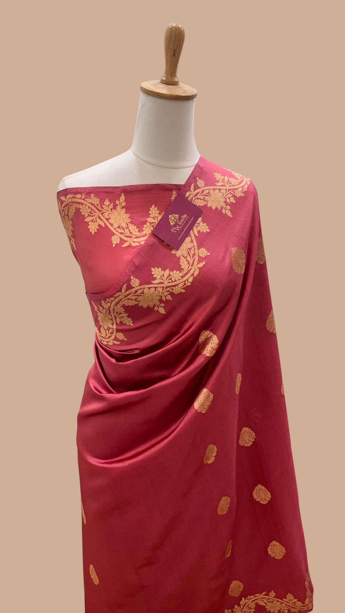 Pure Mango Silk Handloom Banarasi Saree