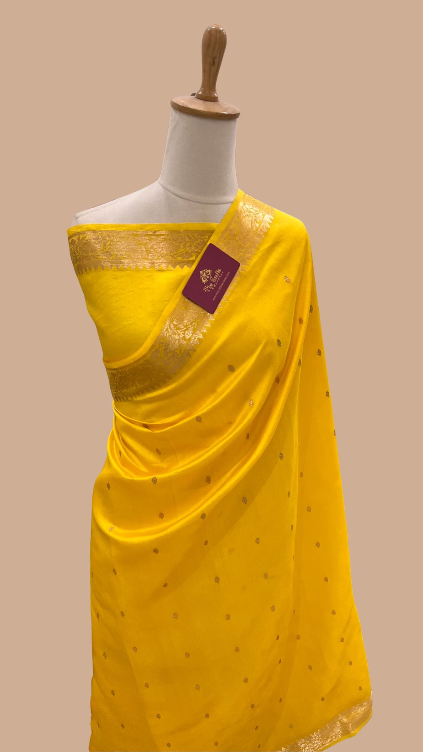 Pure Mango Silk Handloom Banarasi Saree