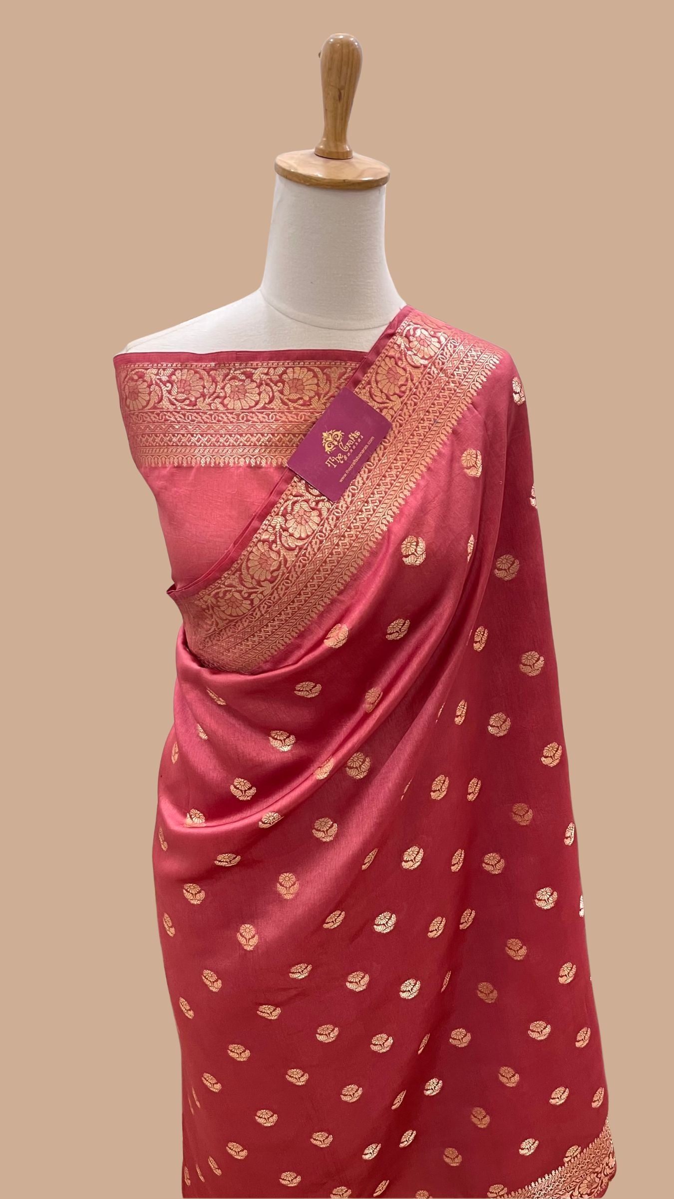 Pure Mango Silk Banarasi Saree