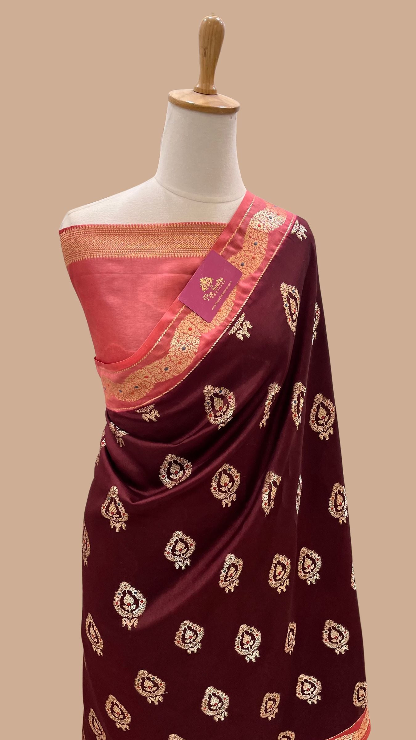 Pure Mango Silk Banarasi Saree