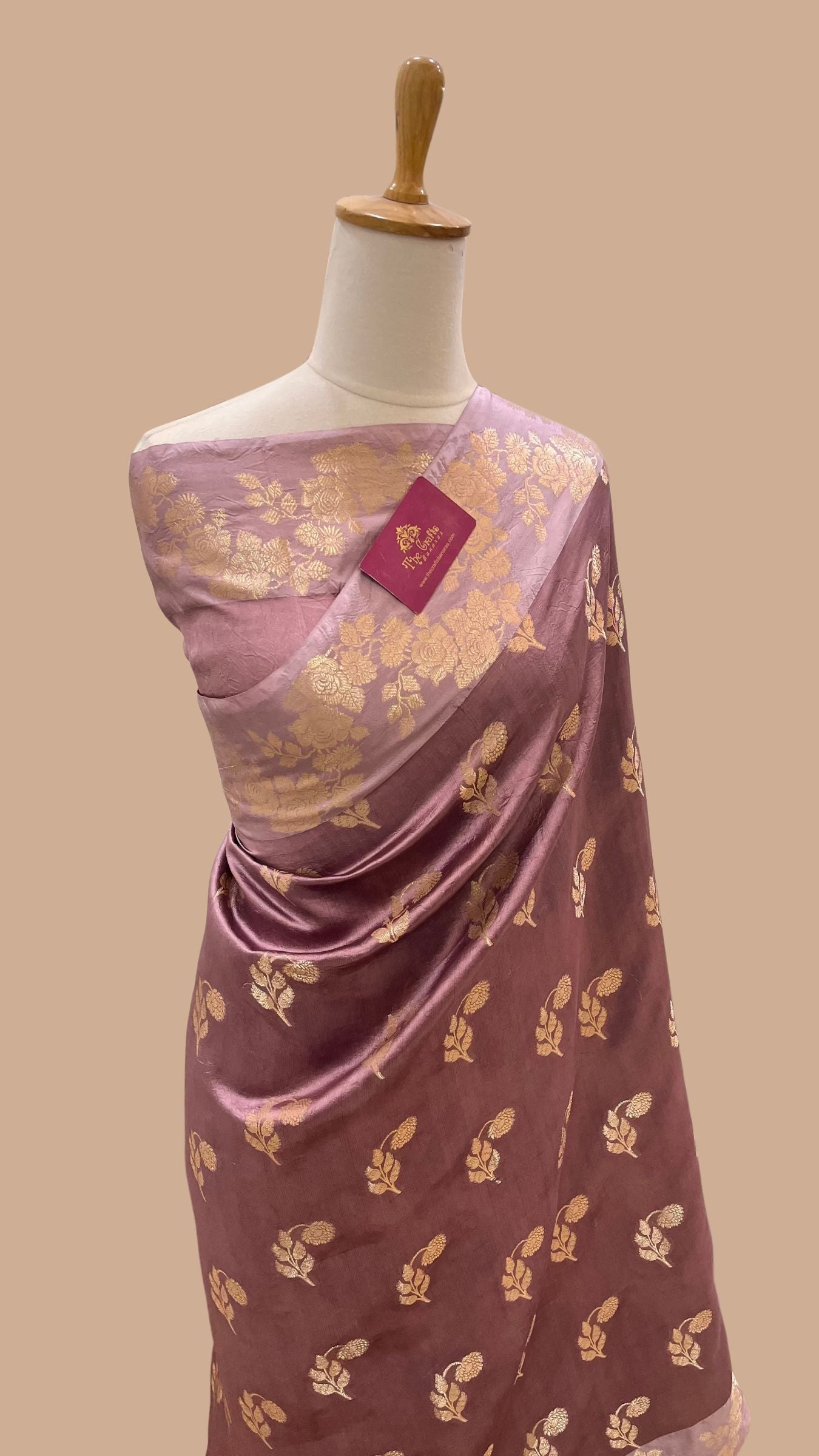 Pure Mango Silk Handloom Banarasi Saree