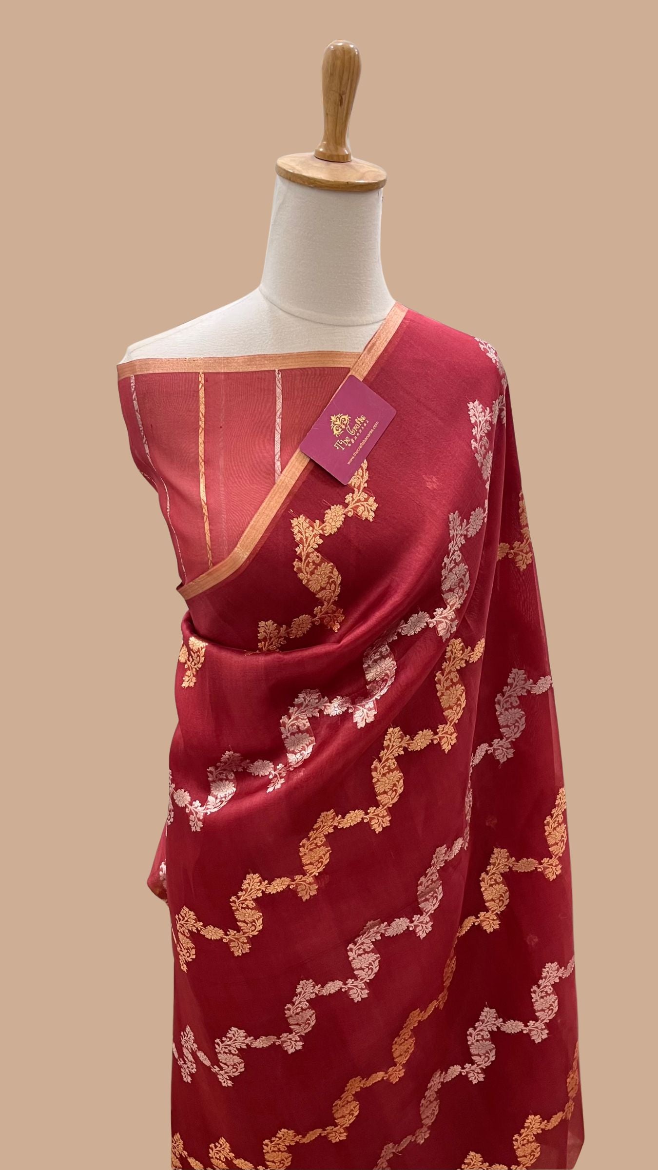 Pure Kora Silk Handloom Banarasi Saree