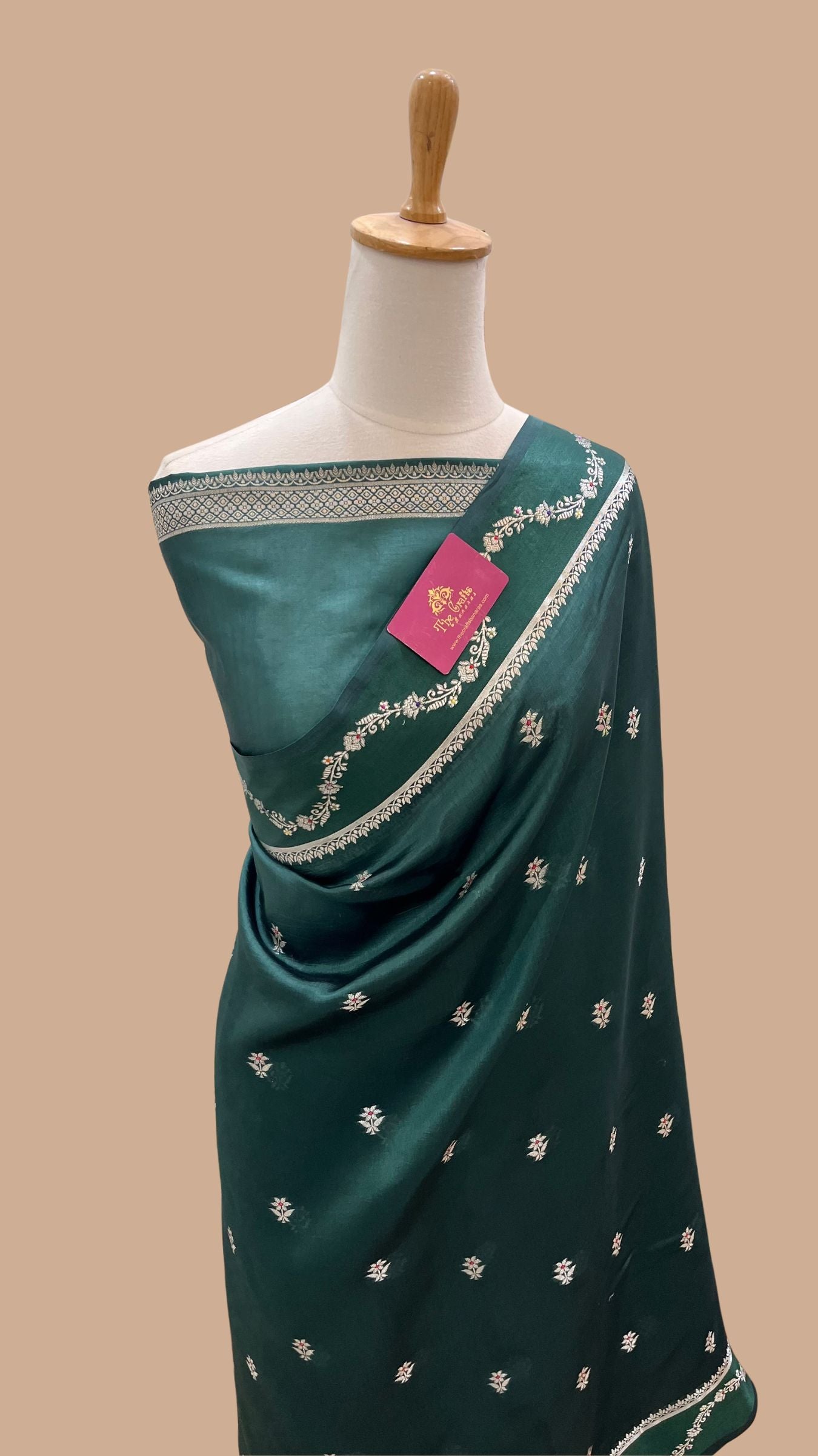 Pure Mango Silk Banarasi Saree