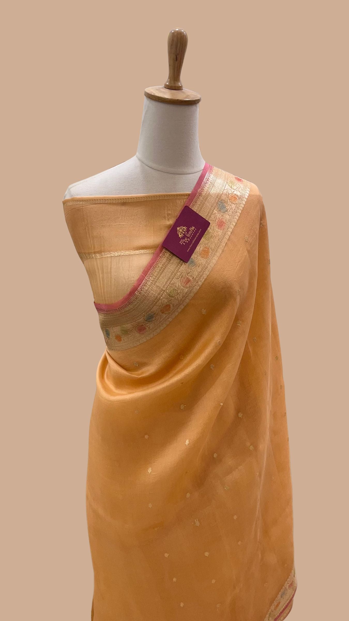 Pure Kora Silk Handloom Banarasi Saree