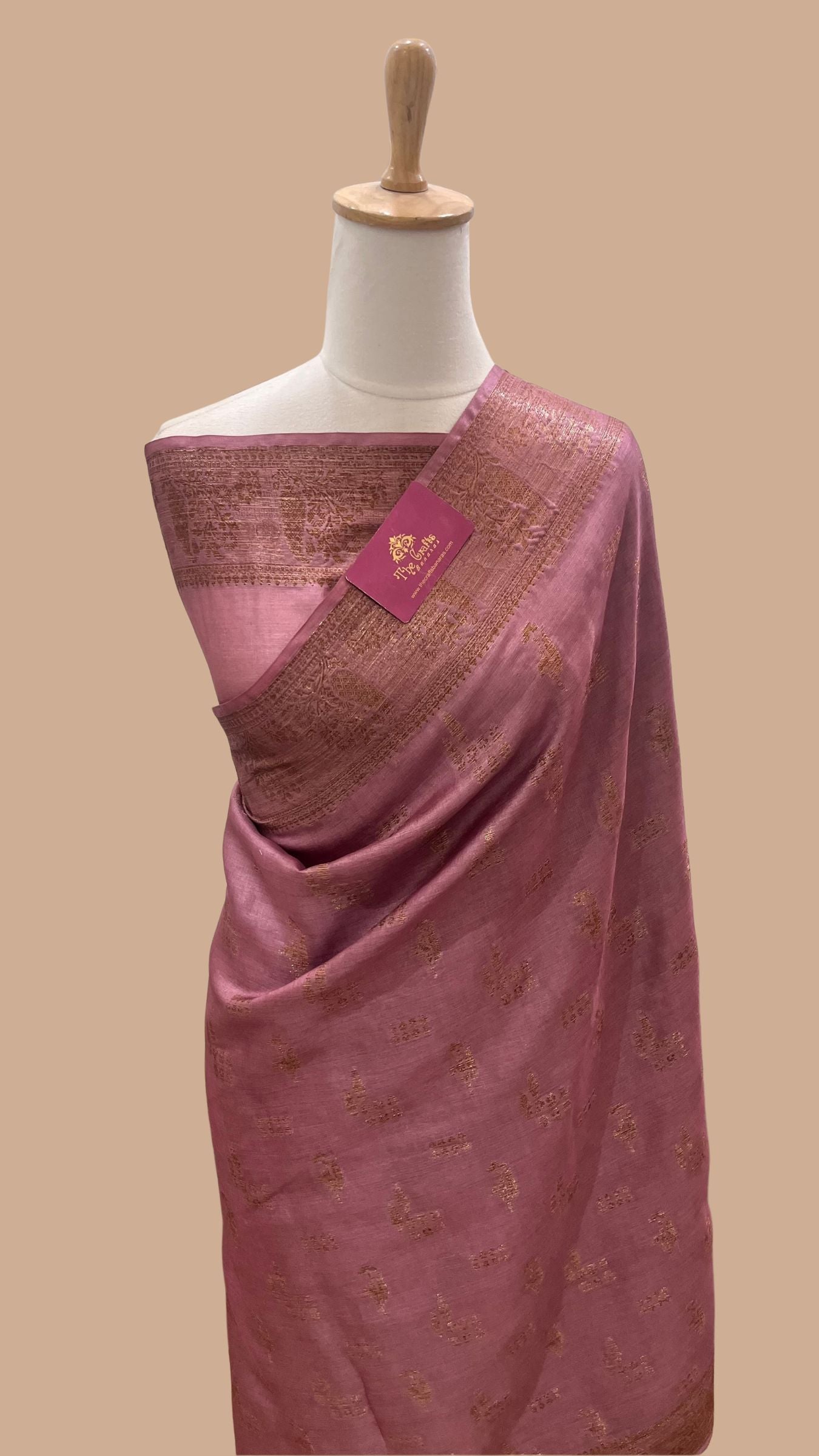 Pure Tussar Silk Banarasi Saree