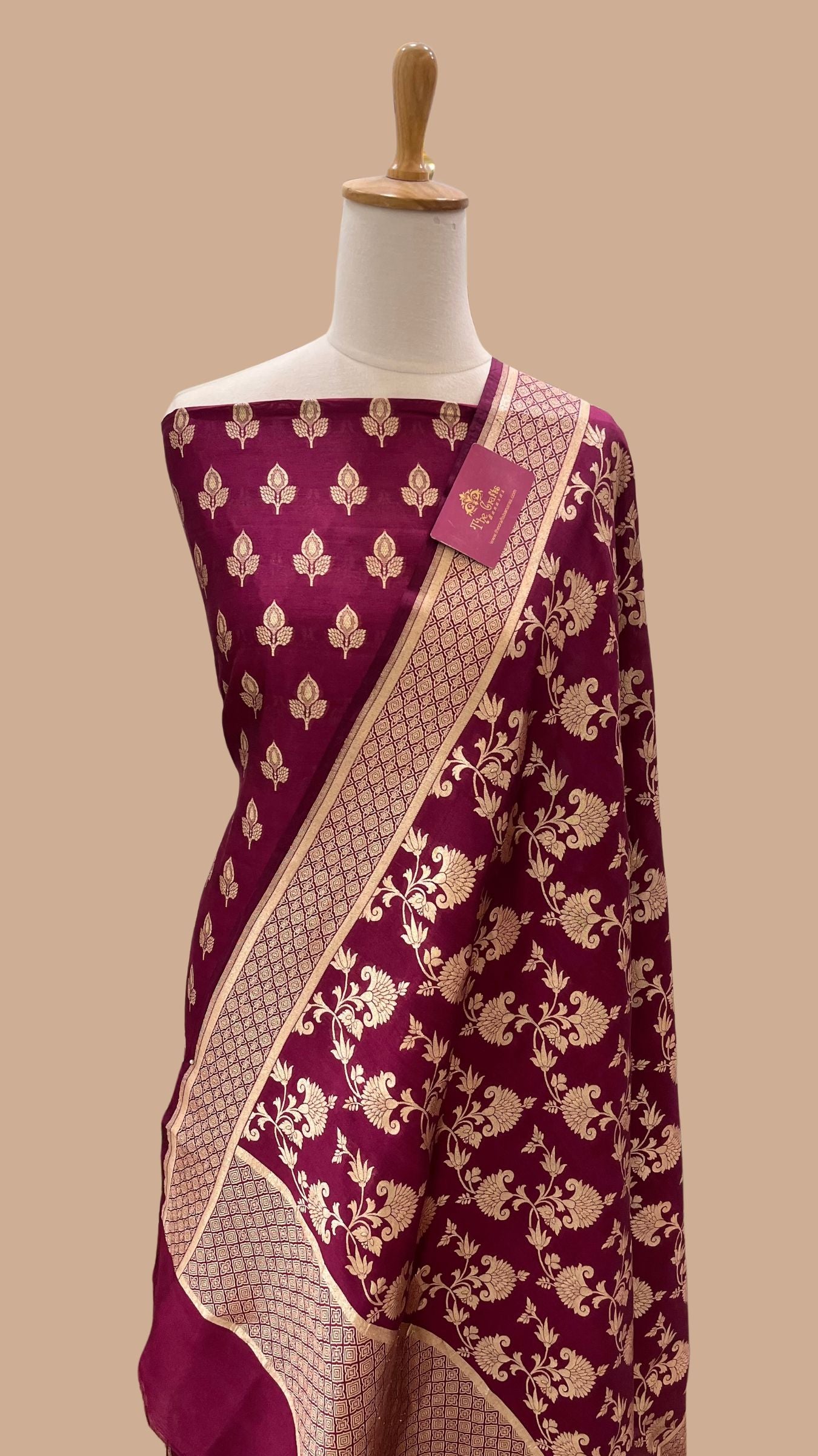 Pure Chiniya Silk Banarasi Dress Material