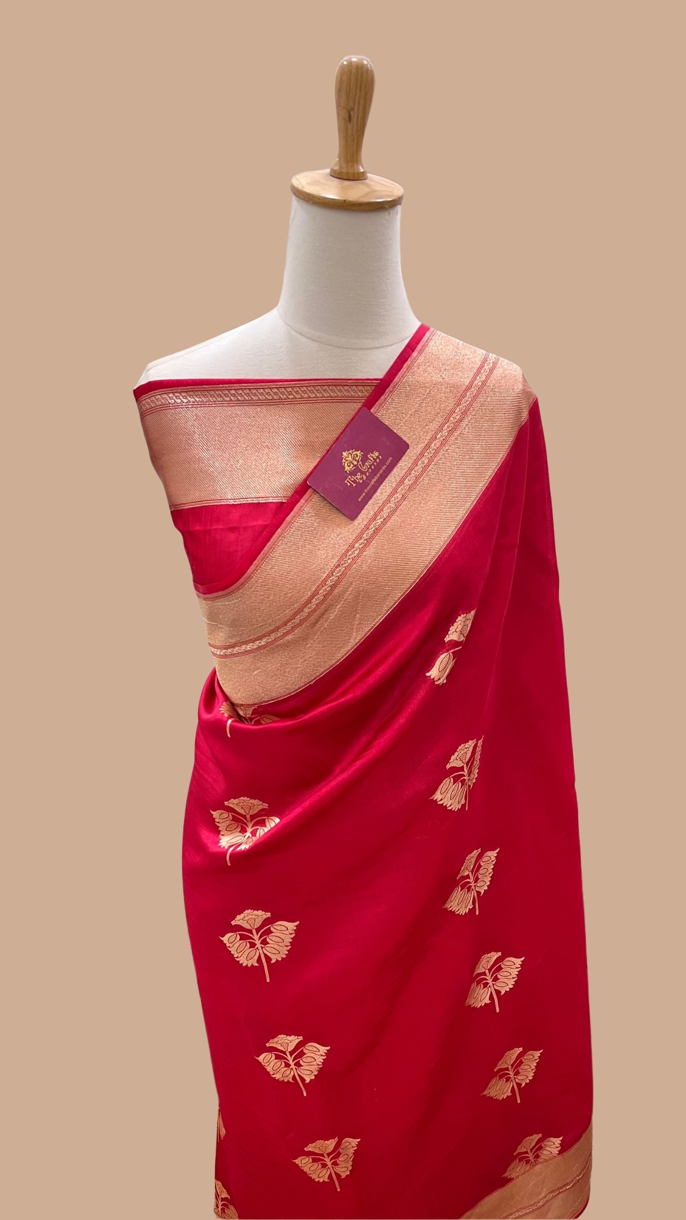 Pure Mango Silk Banarasi Saree