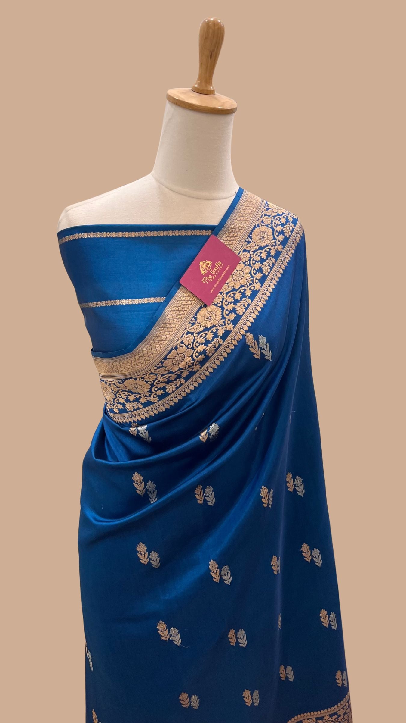 Pure Mango Silk Handloom Banarasi Saree