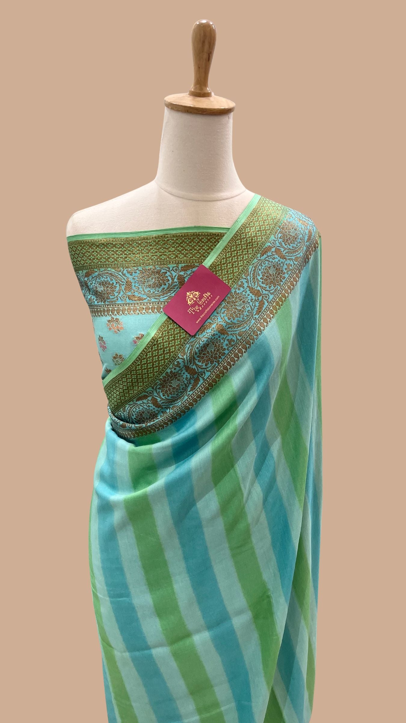 Pure Munga Silk Banarasi Saree