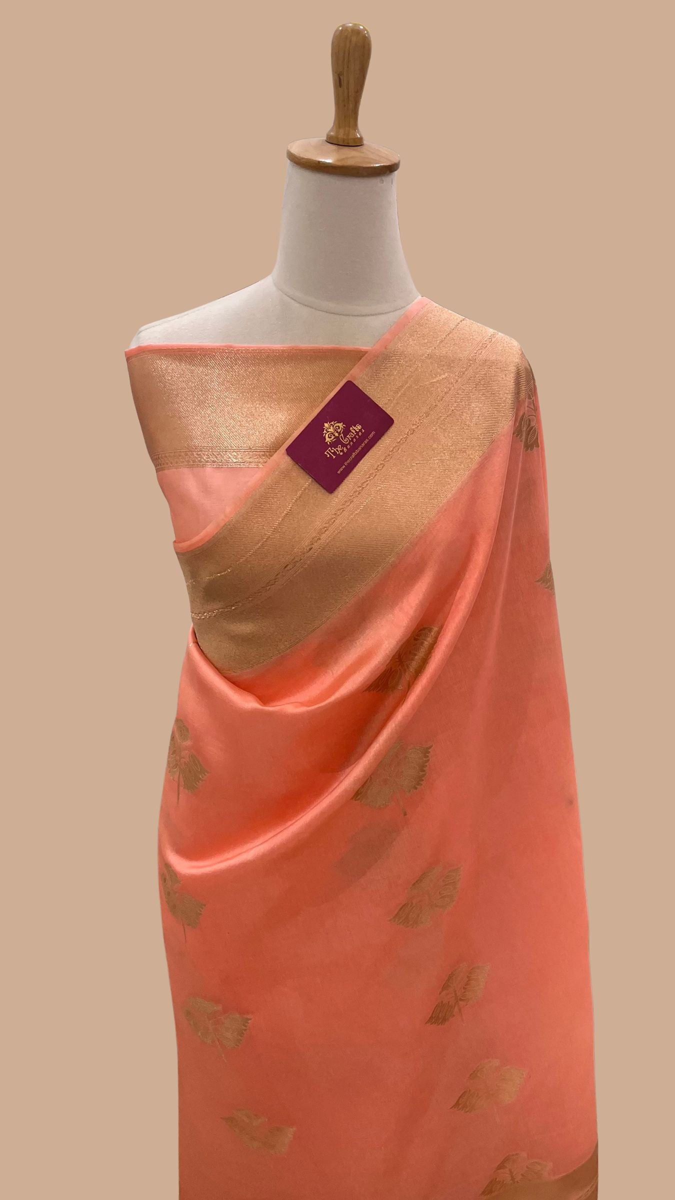 Pure Mango Silk Banarasi Saree