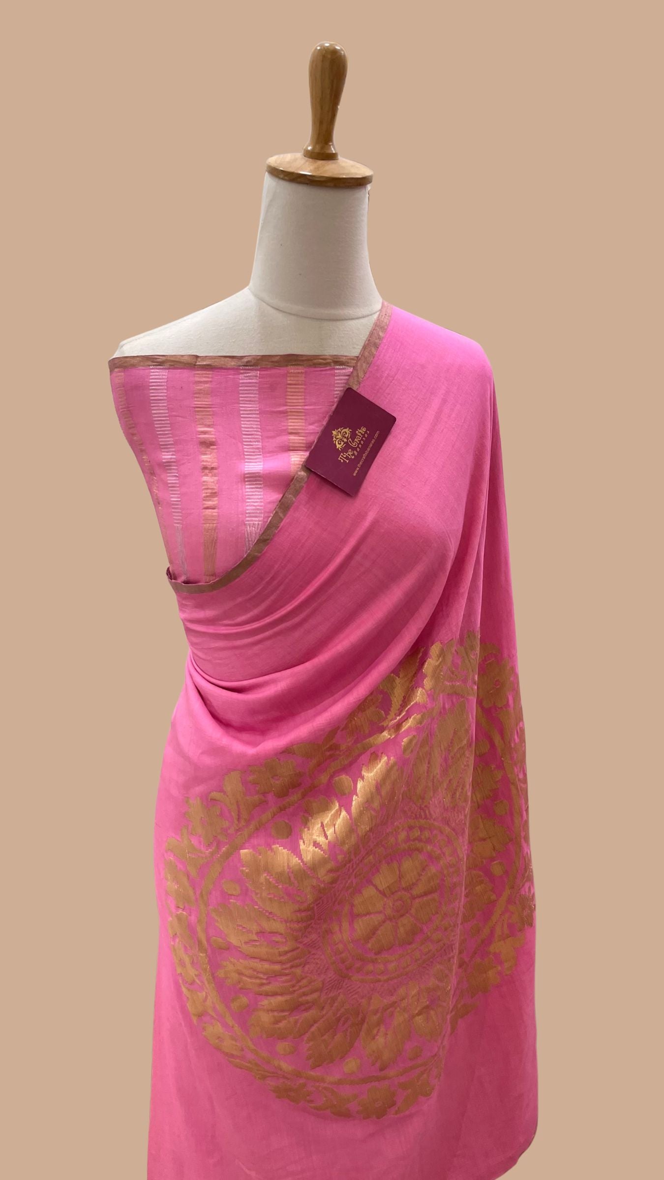 Pure Munga Silk Handloom Banarasi Saree
