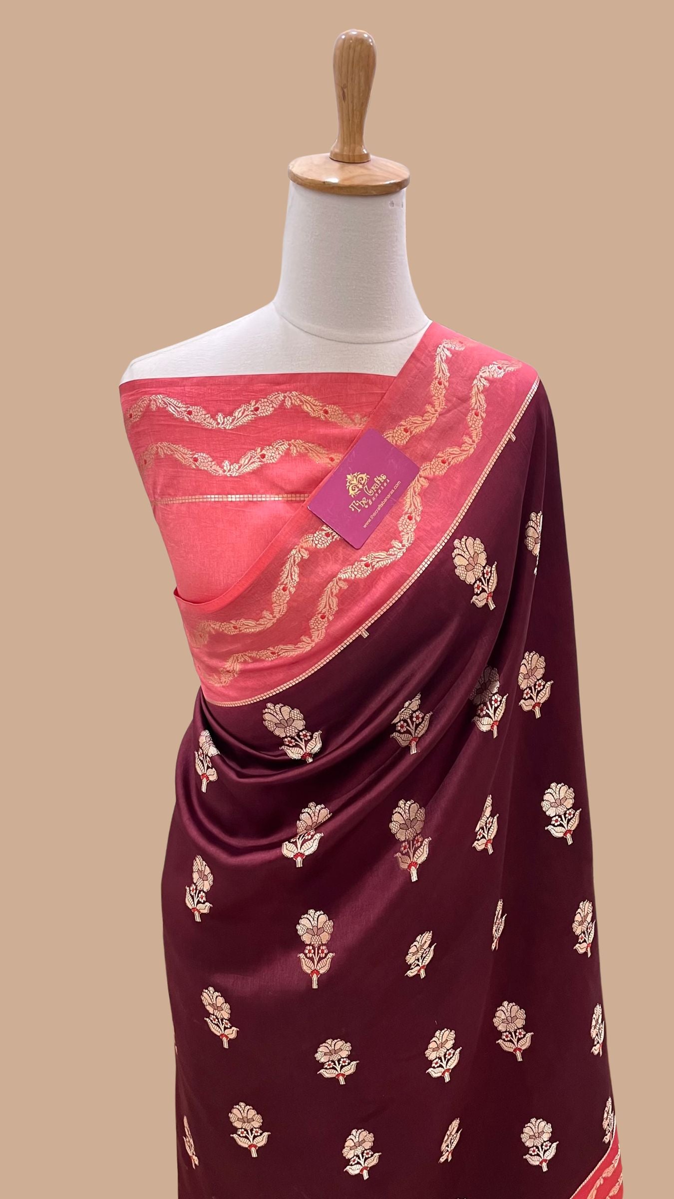 Pure Mango Silk Banarasi Saree