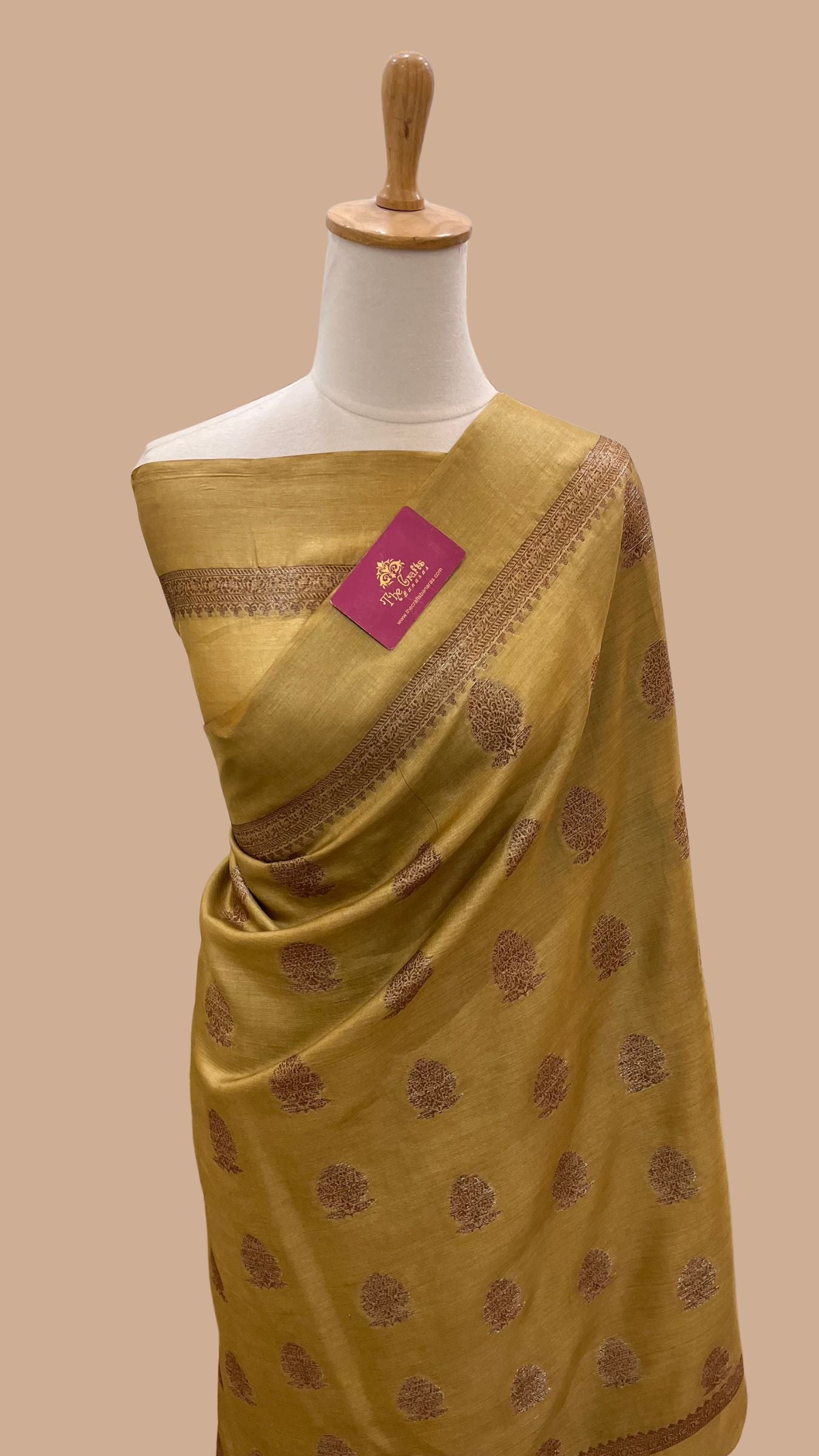 Pure Tussar Silk Banarasi Saree