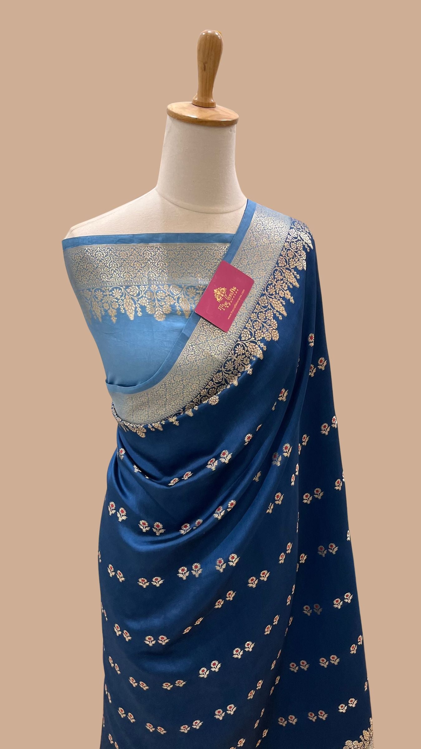 Pure Mango Silk Banarasi Saree