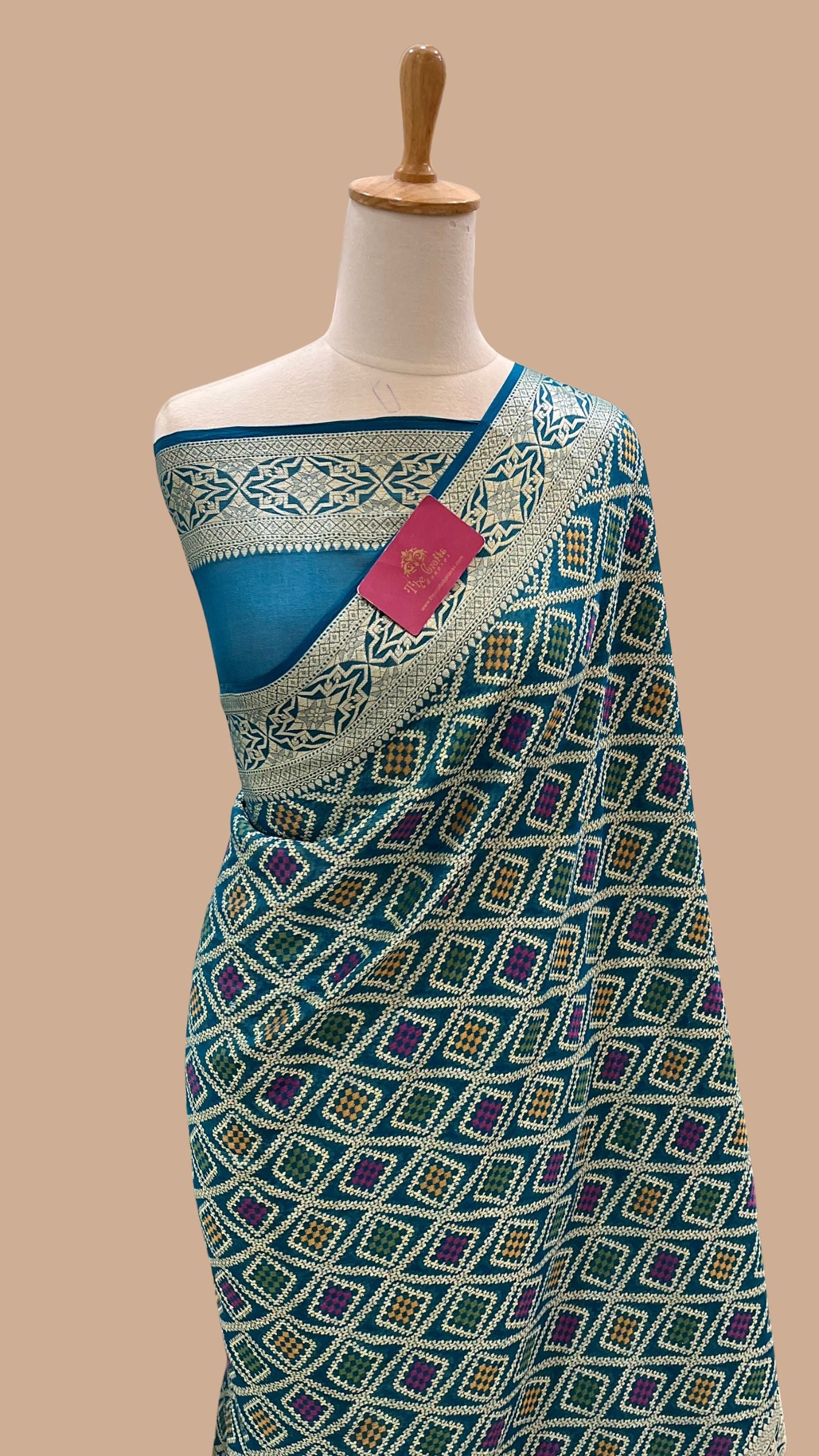 Pure Khaddi Chiffon Banarasi Saree