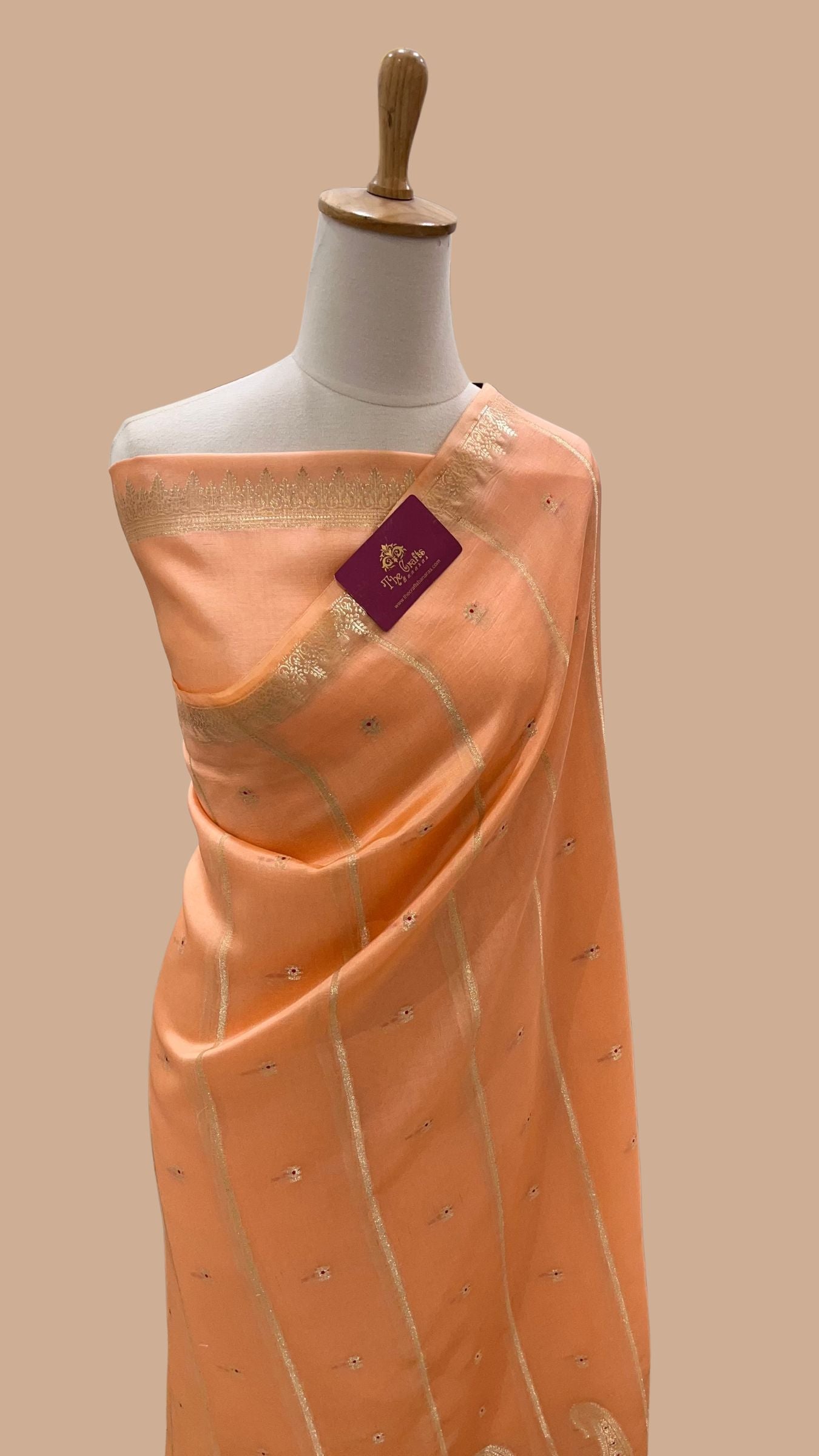 Pure Mango Silk Banarasi Saree