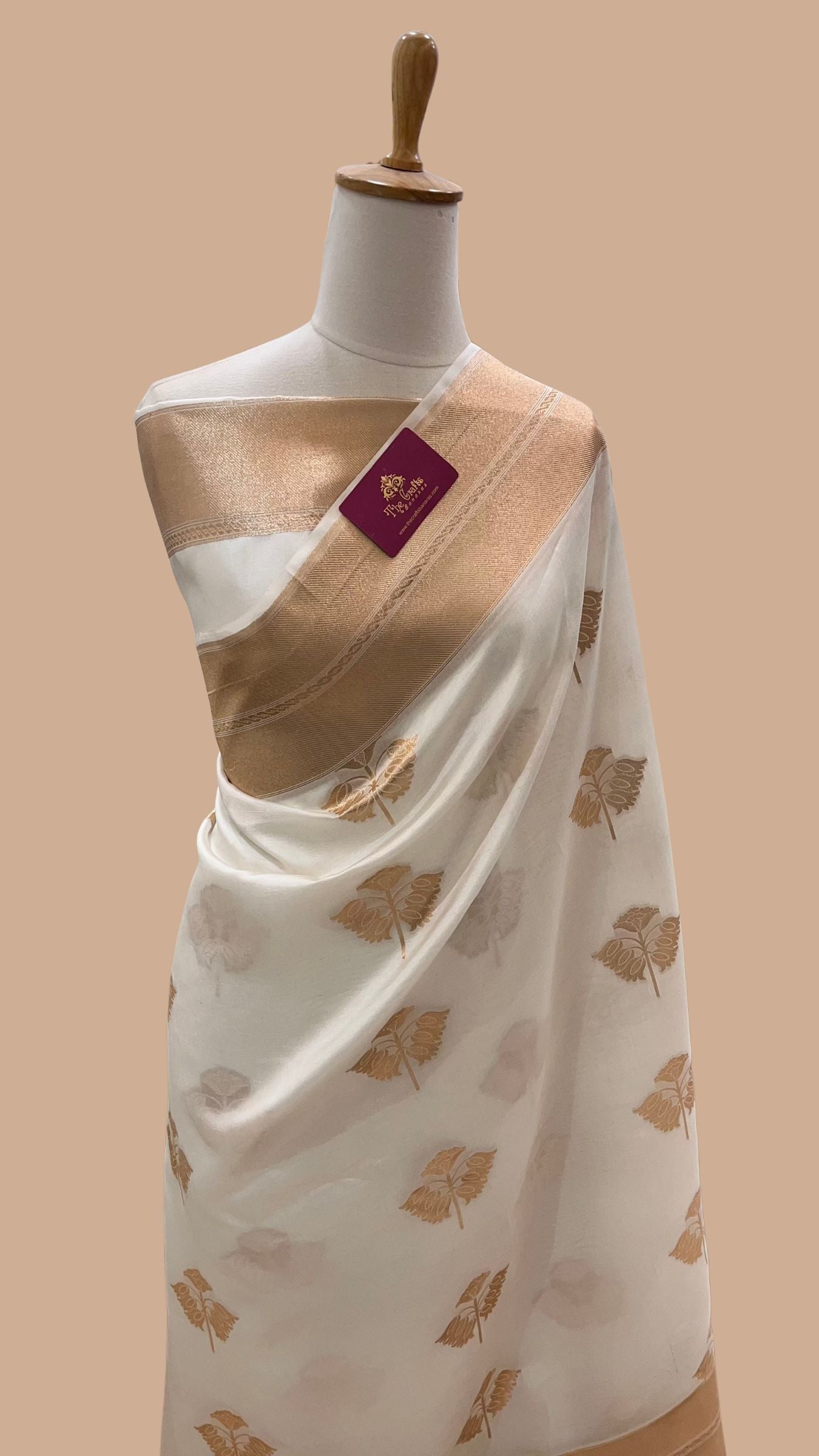 Pure Mango Silk Banarasi Saree