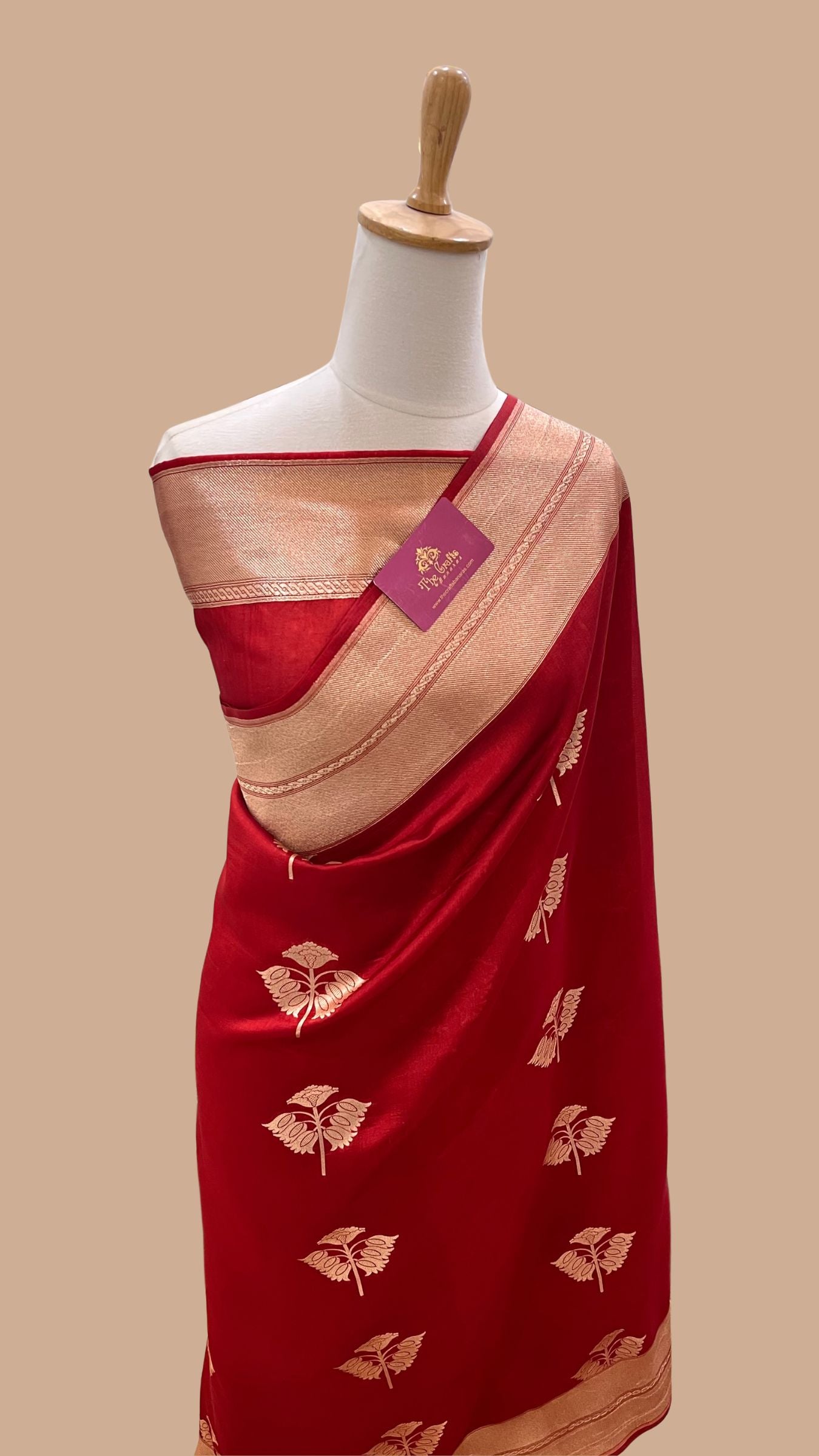 Pure Mango Silk Banarasi Saree