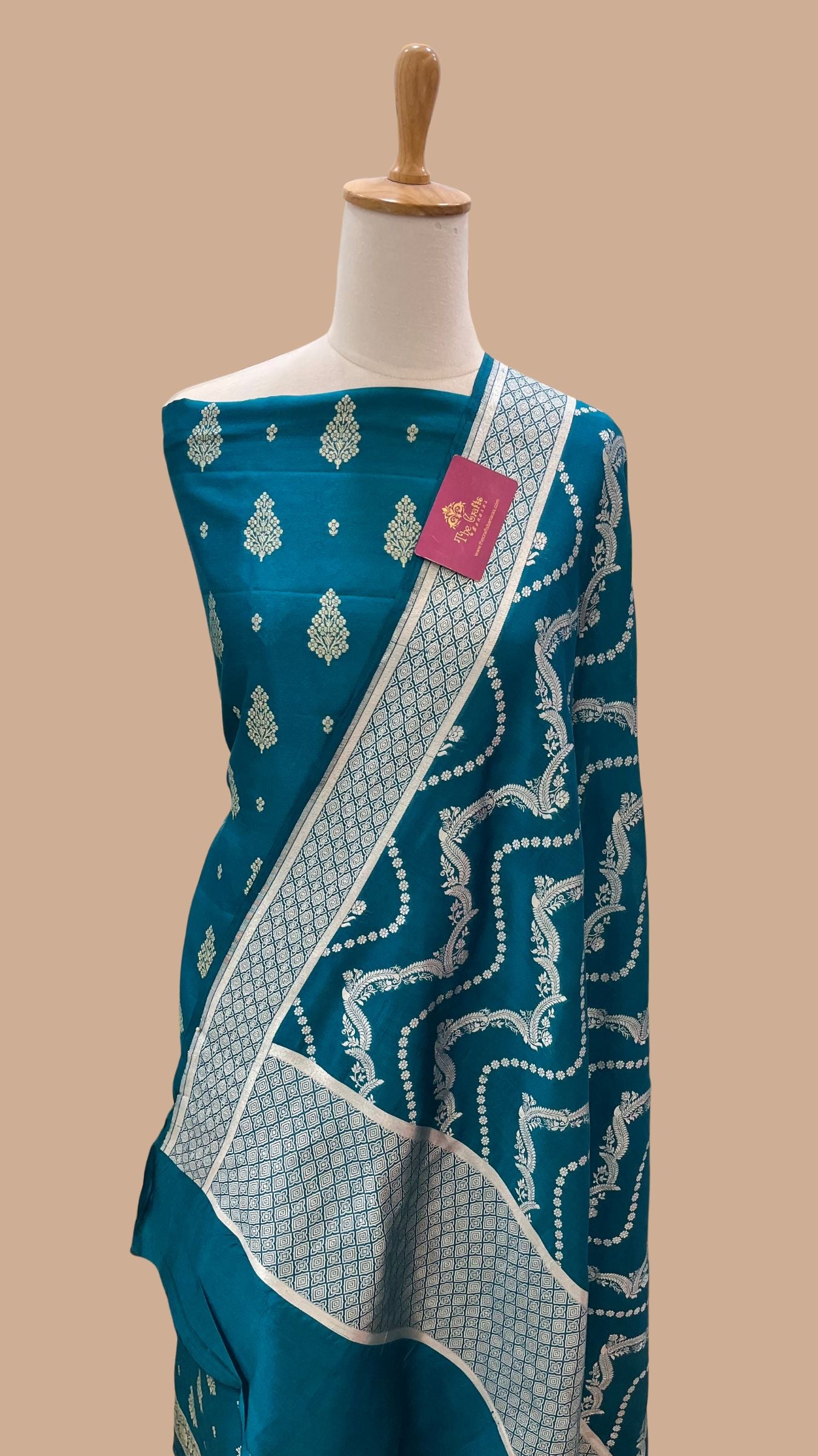 Pure Chiniya Silk Banarasi Dress Material