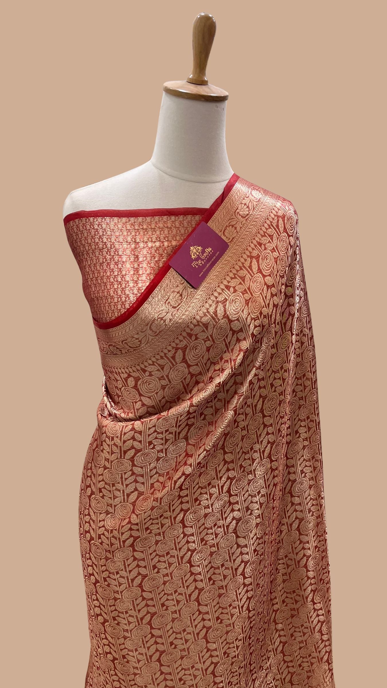 Pure Tissue Brocade Banarasi Saree