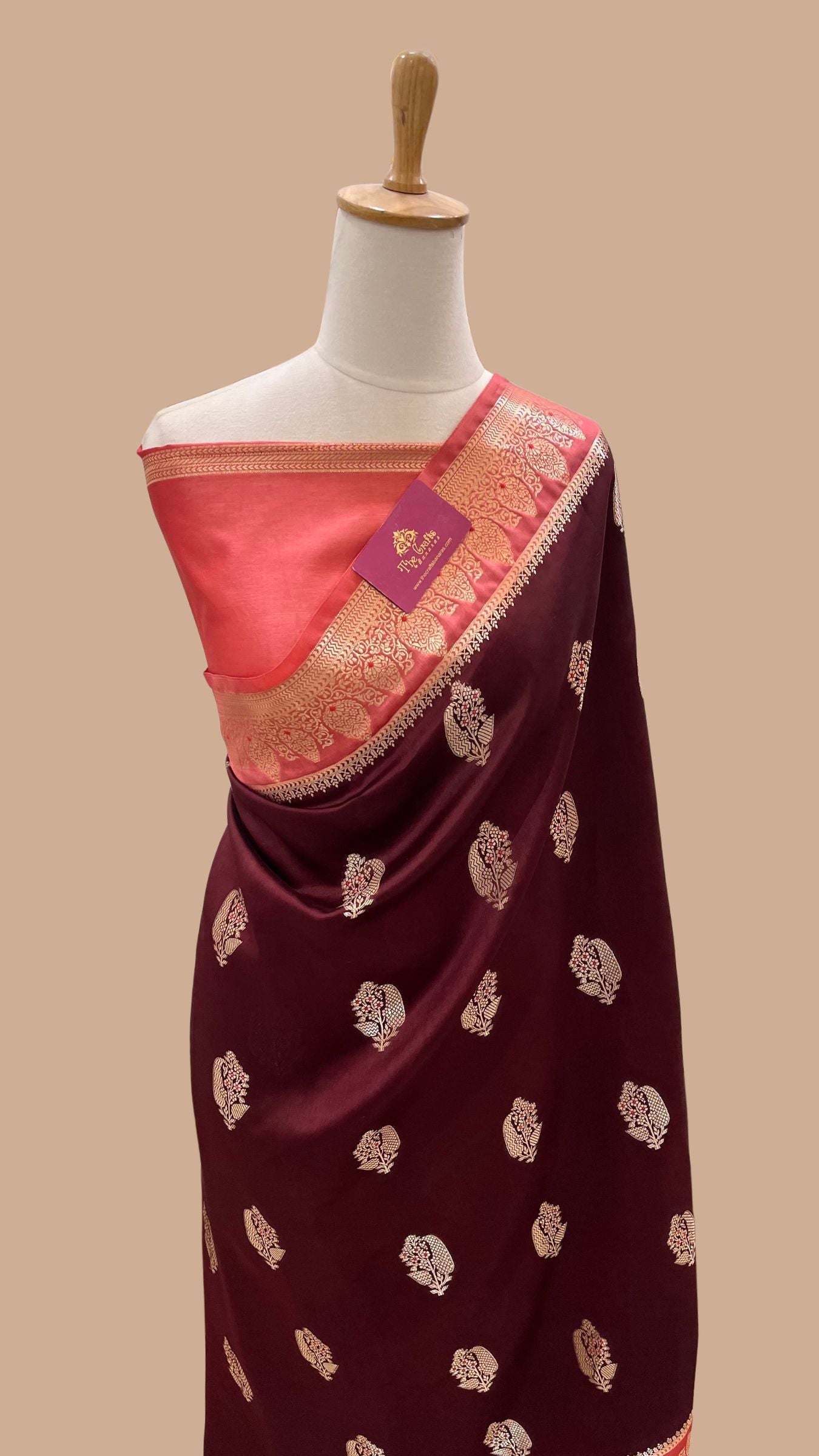 Pure Mango Silk Banarasi Saree