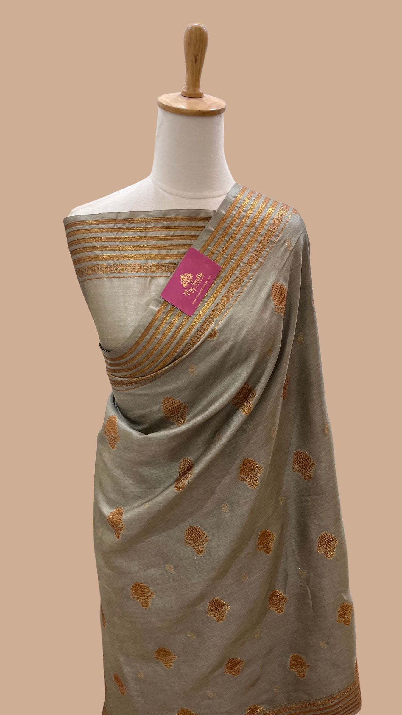 Pure Tussar Silk Banarasi Saree