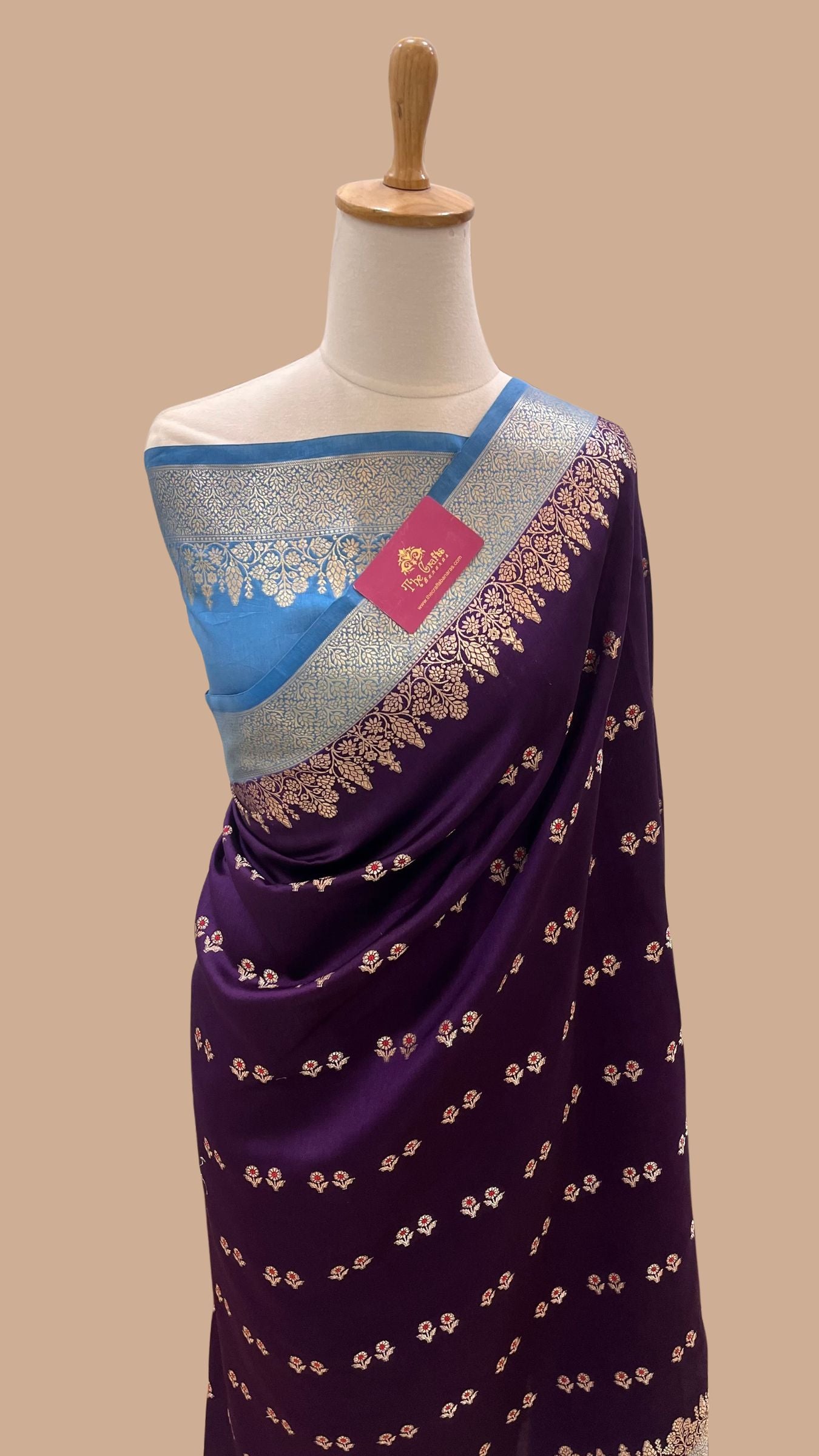 Pure Mango Silk Banarasi Saree