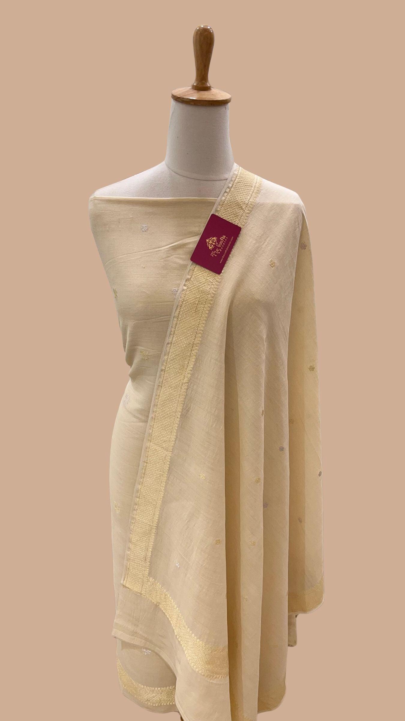 Pure Munga Silk Banarasi Dress Material