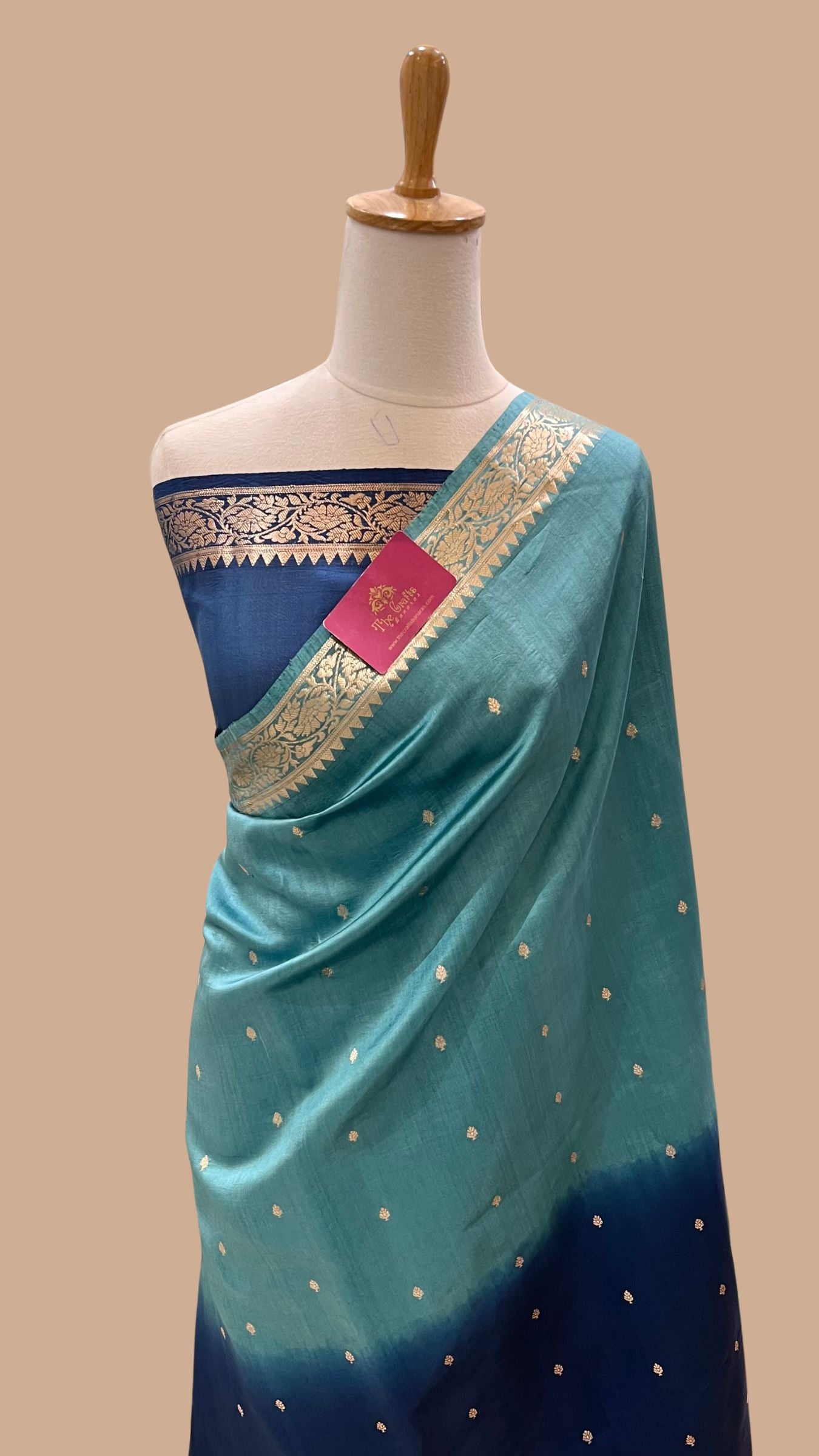Pure Mango Silk Handloom Banarasi Saree