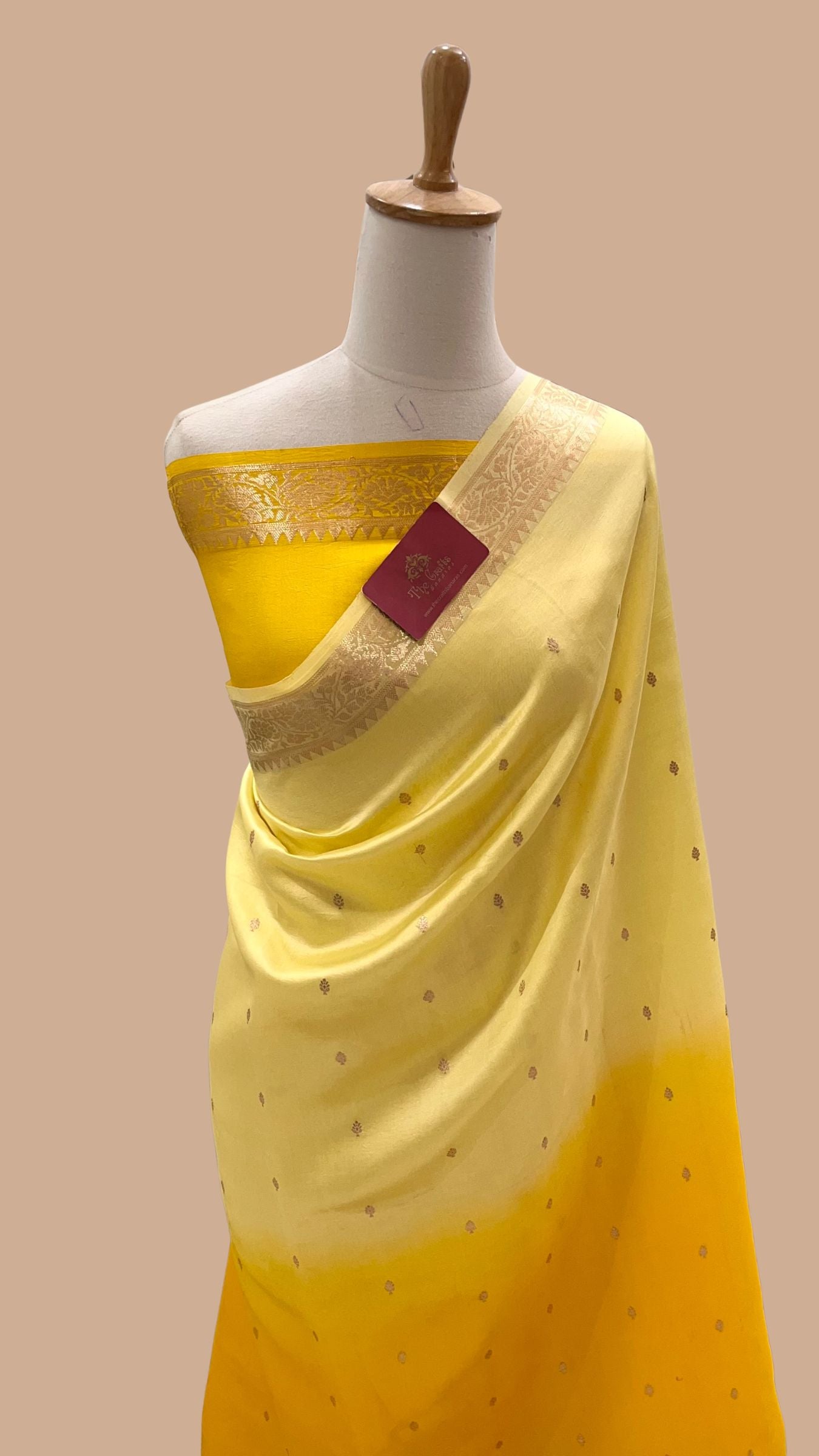 Pure Mango Silk Handloom Banarasi Saree