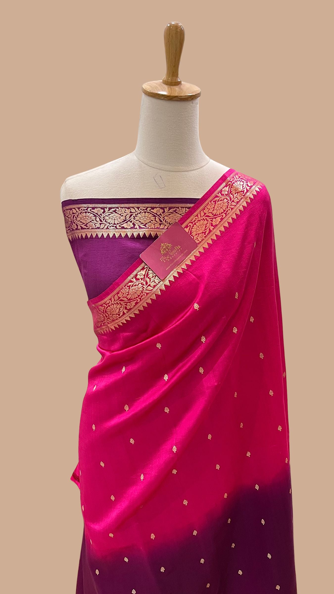 Pure Mango Silk Handloom Banarasi Saree