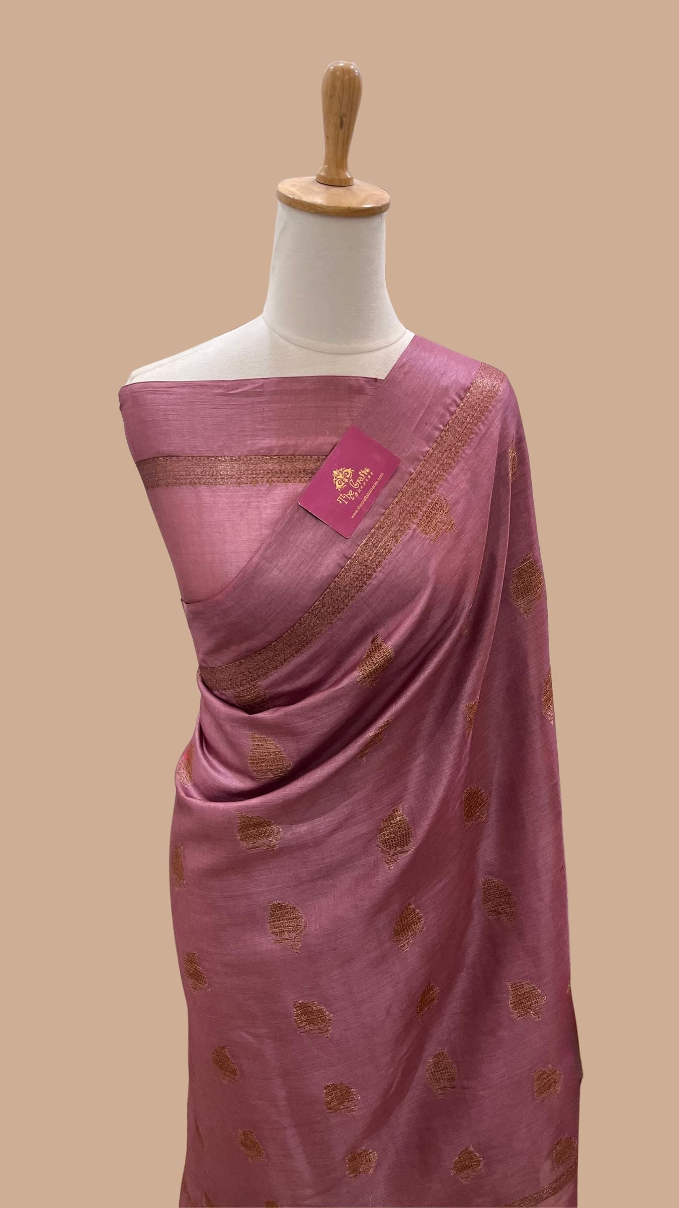 Pure Tussar Silk Banarasi Saree