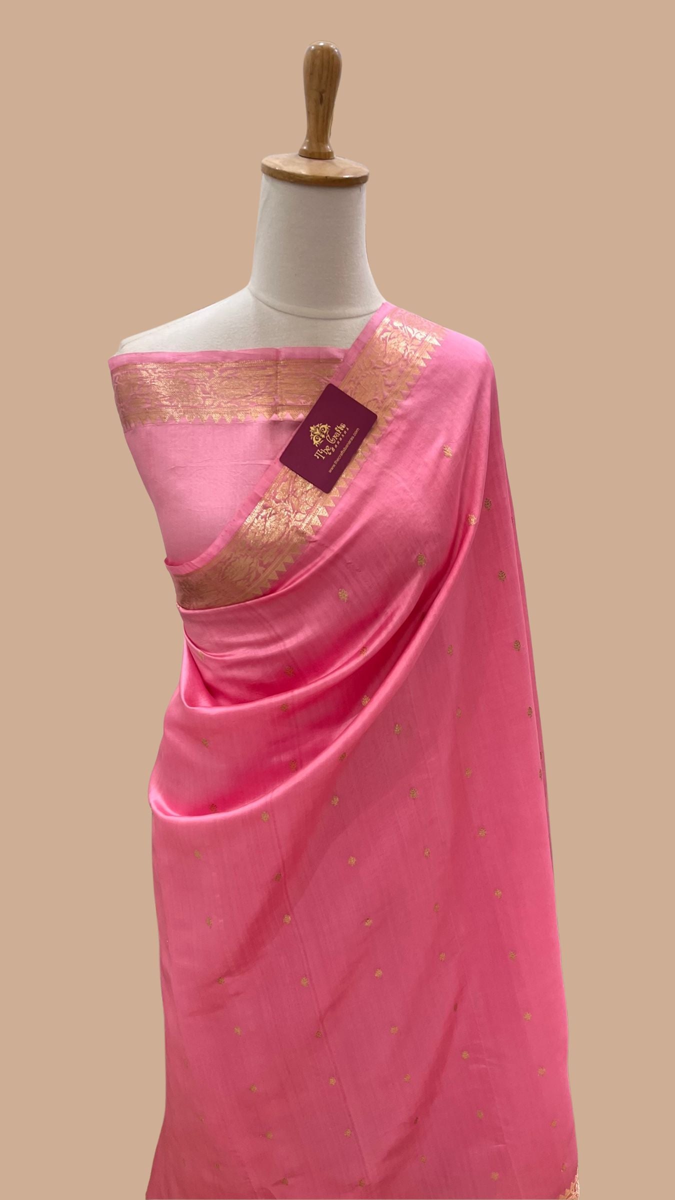 Pure Mango Silk Handloom Banarasi Saree