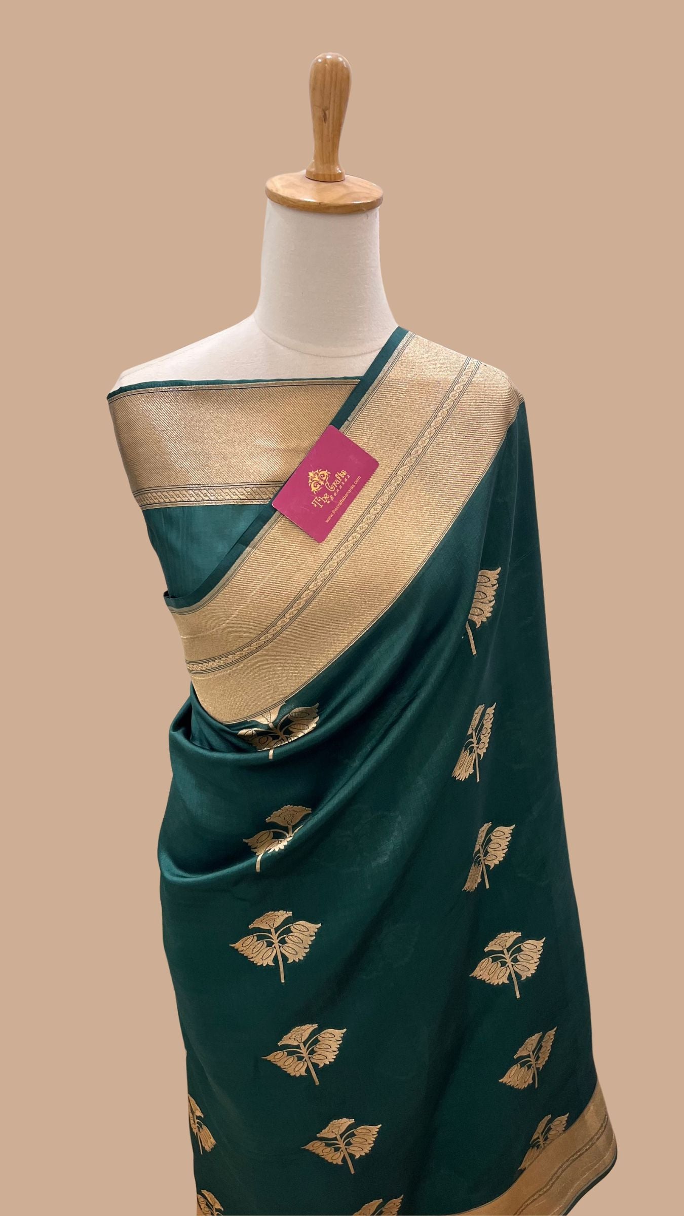 Pure Mango Silk Banarasi Saree