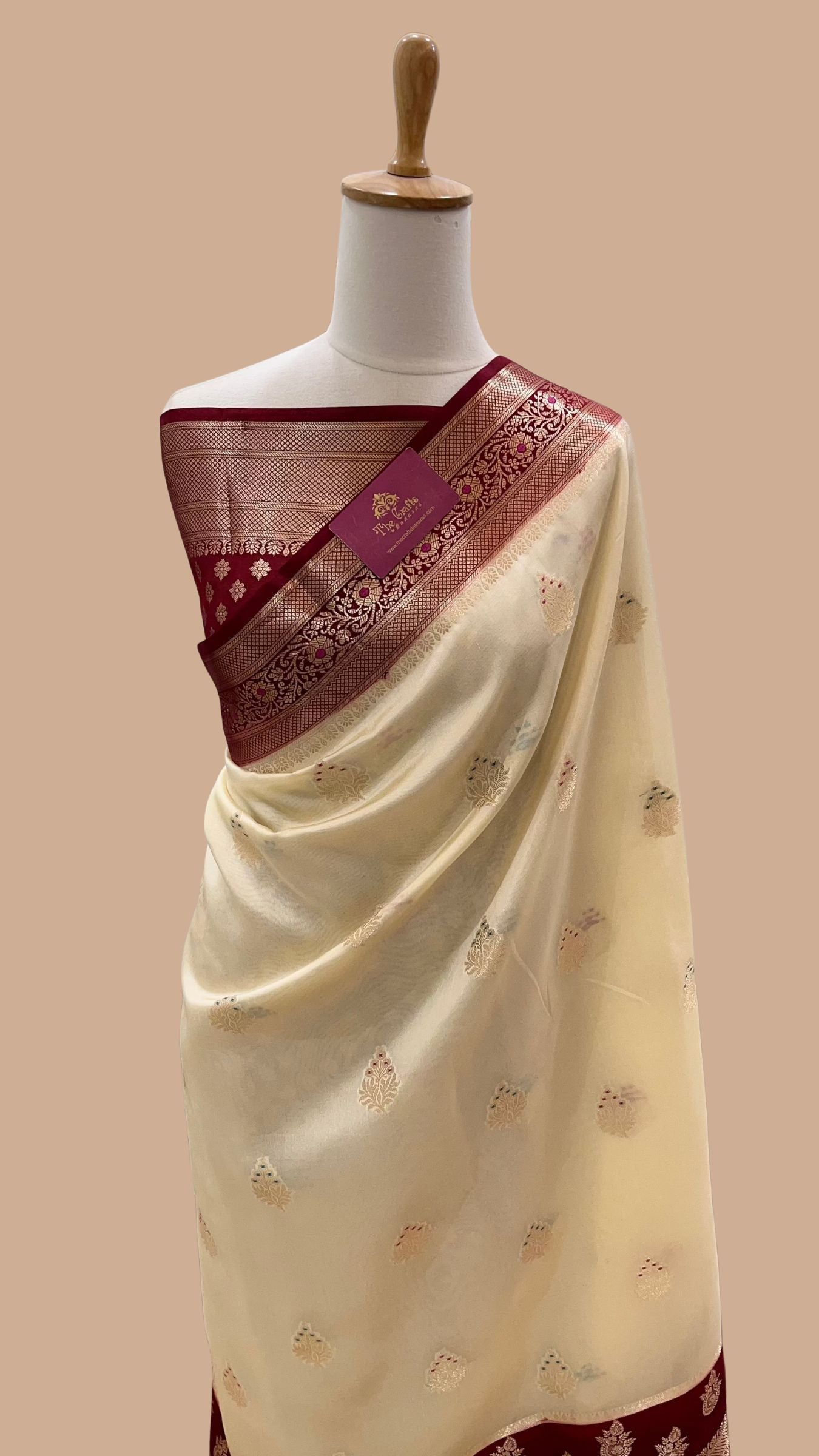 Pure Dupion Silk Banarasi Saree