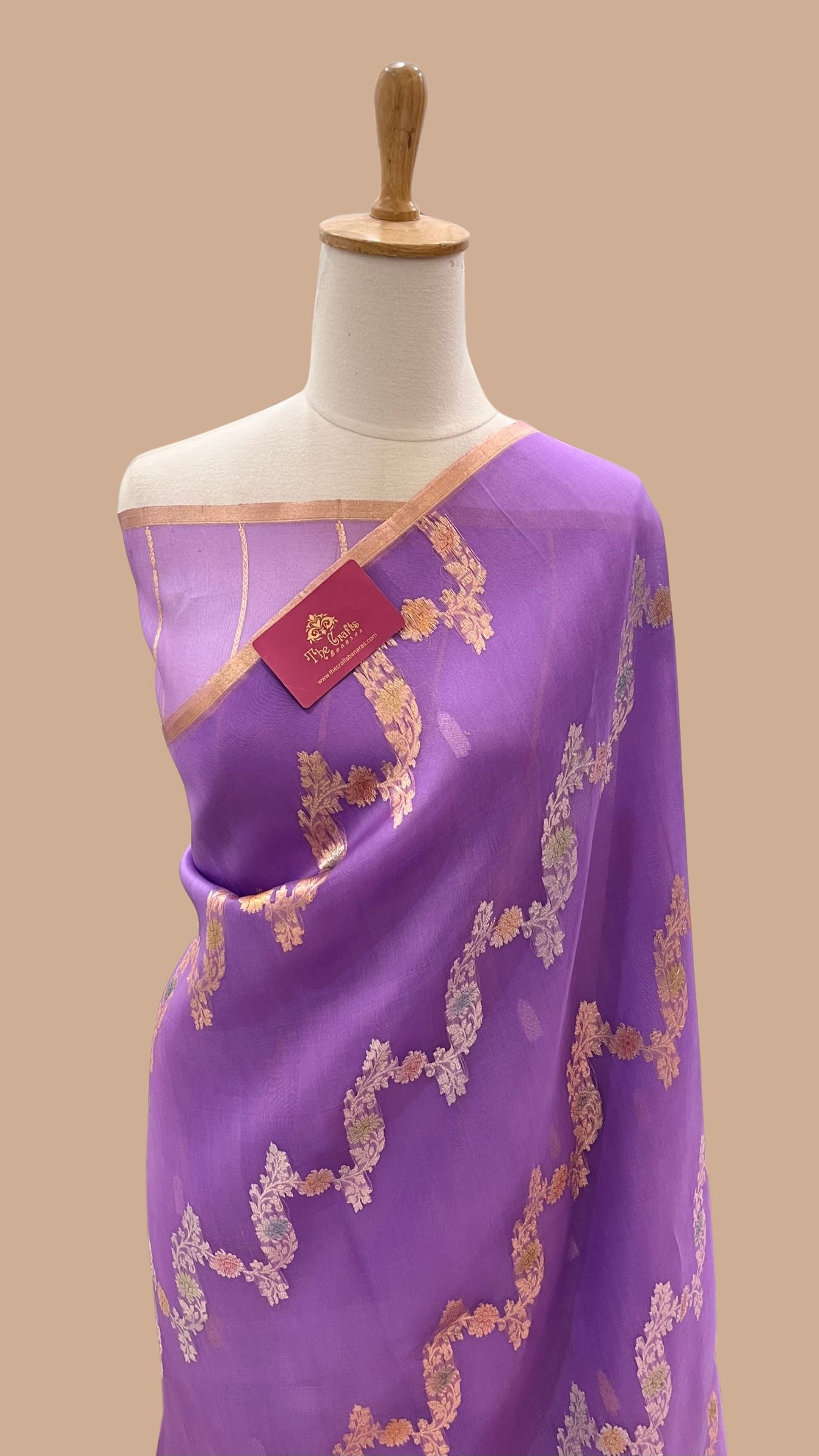 Pure Kora Silk Handloom Banarasi Saree