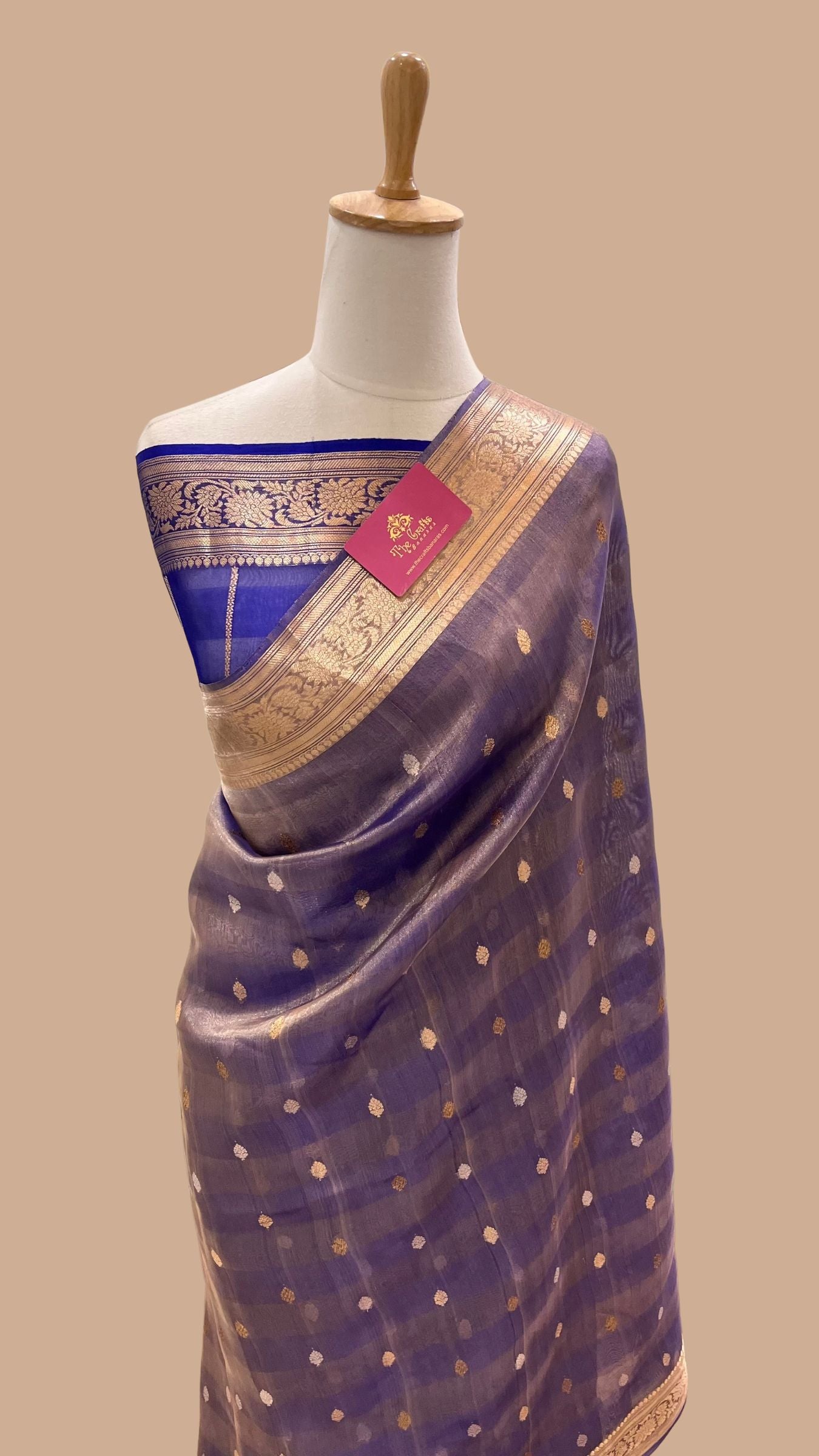 Pure Tissue Silk Handloom Banarasi Saree