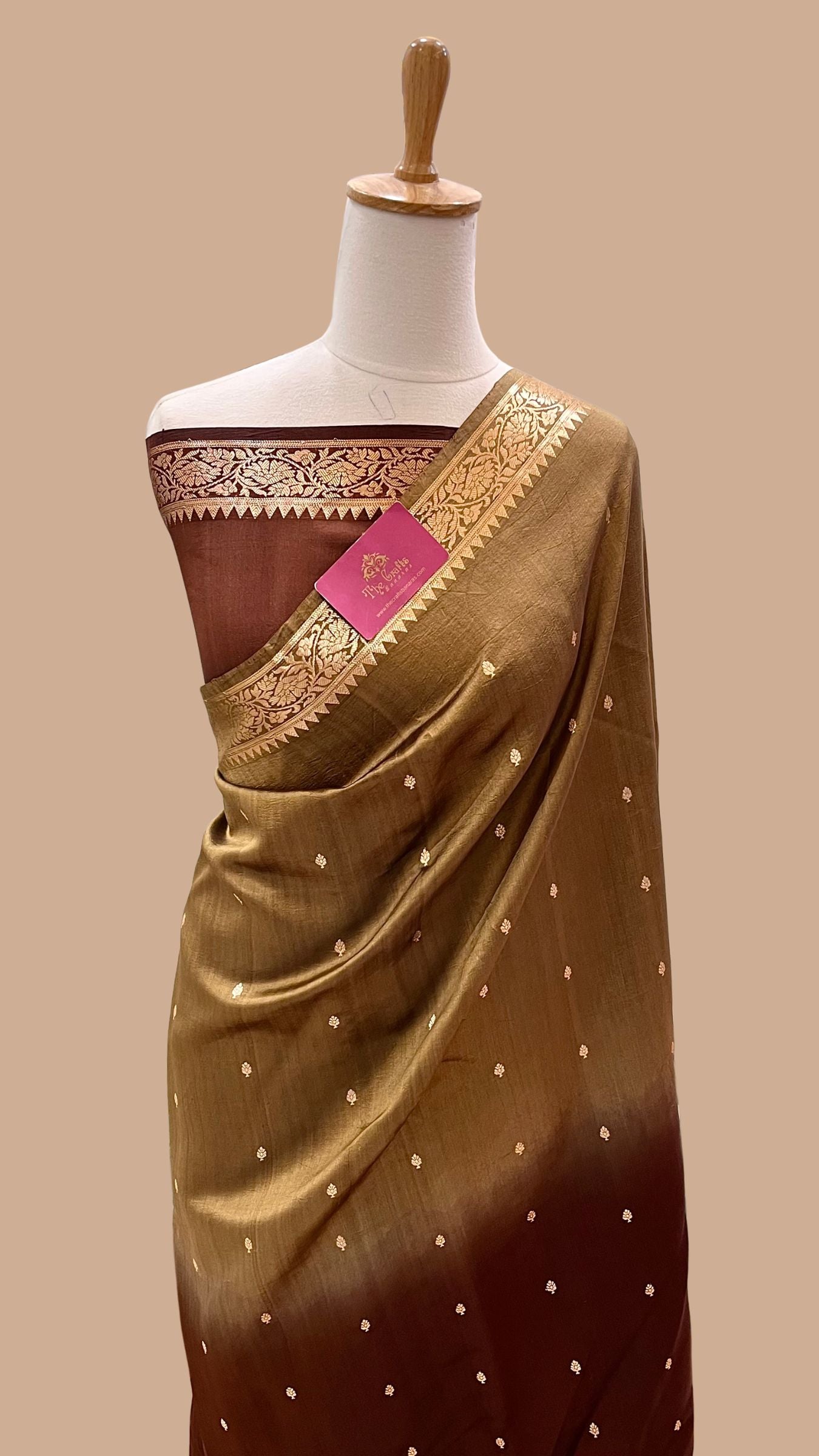 Pure Mango Silk Handloom Banarasi Saree