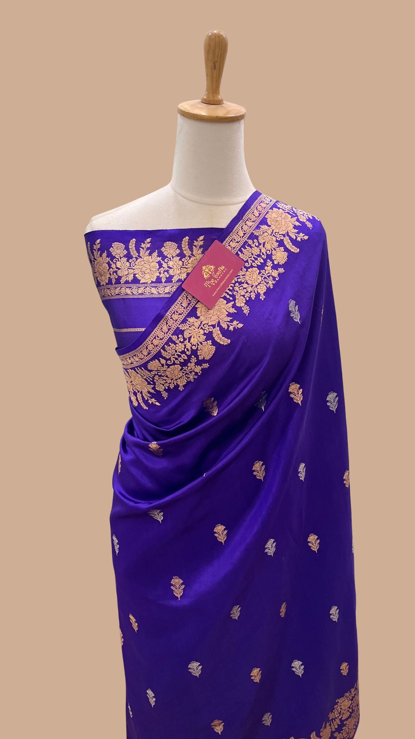 Pure Mango Silk Handloom Banarasi Saree