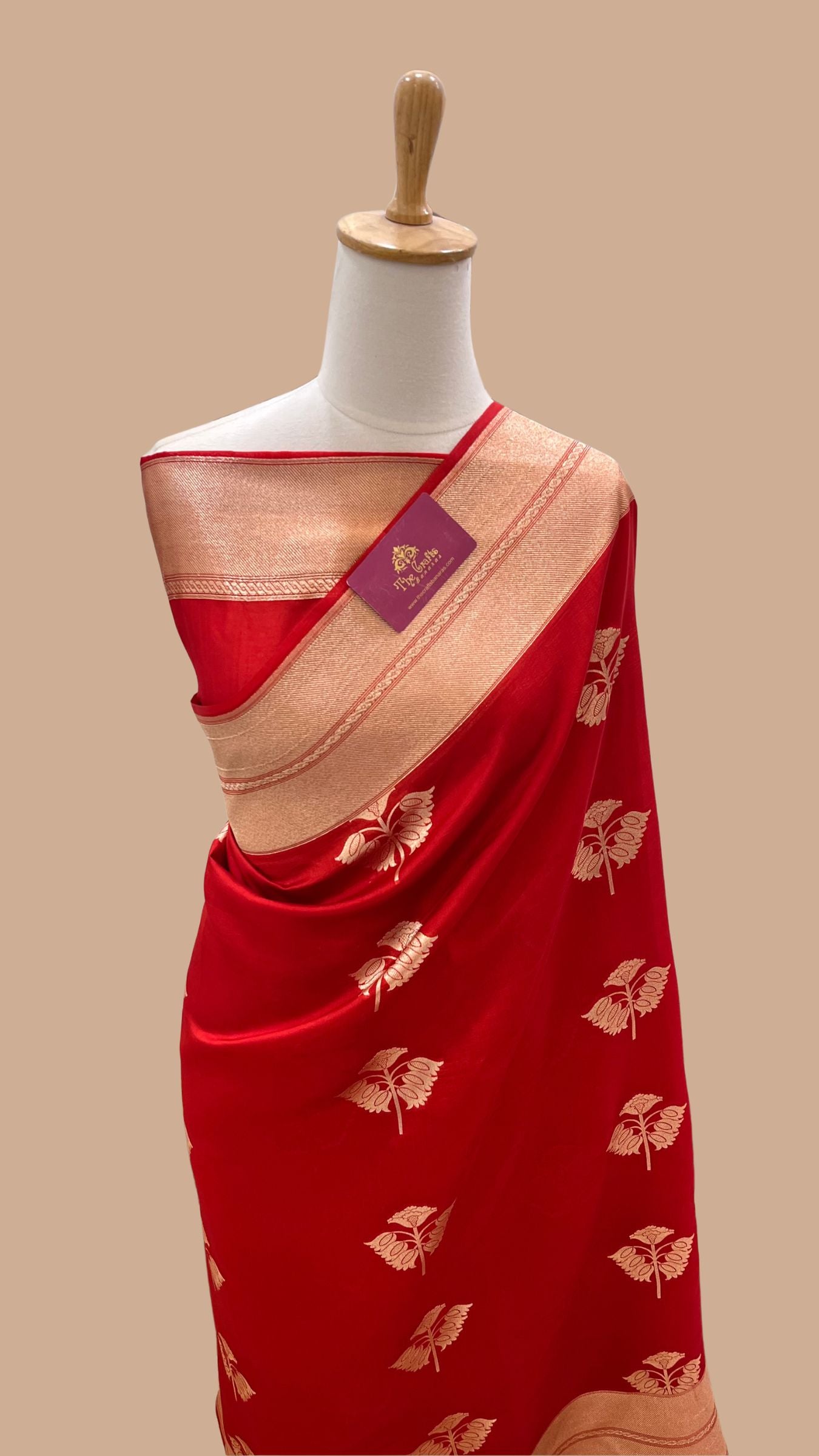 Pure Mango Silk Banarasi Saree